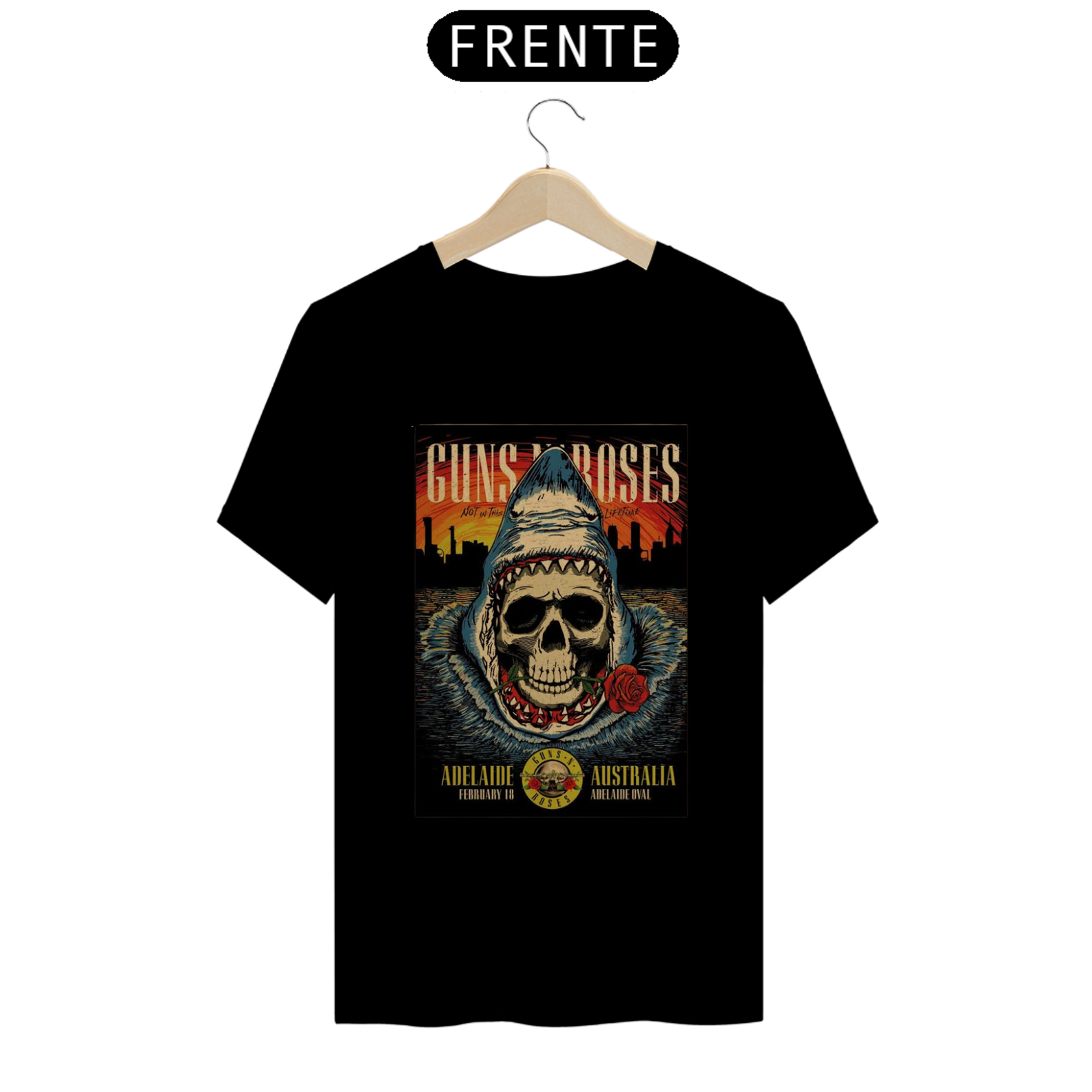 Camiseta quality Guns n roses 