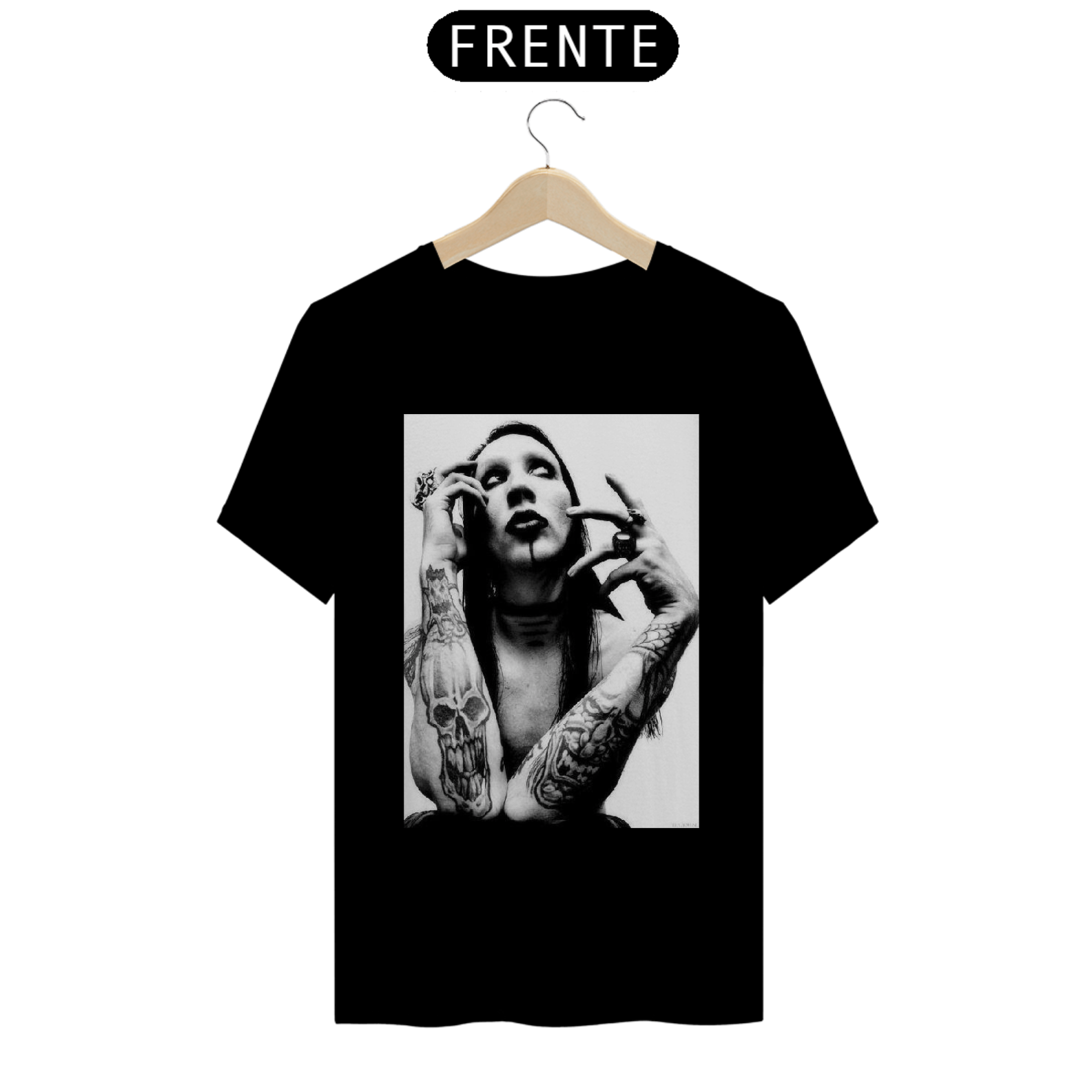 Camiseta quality Marylin Manson 