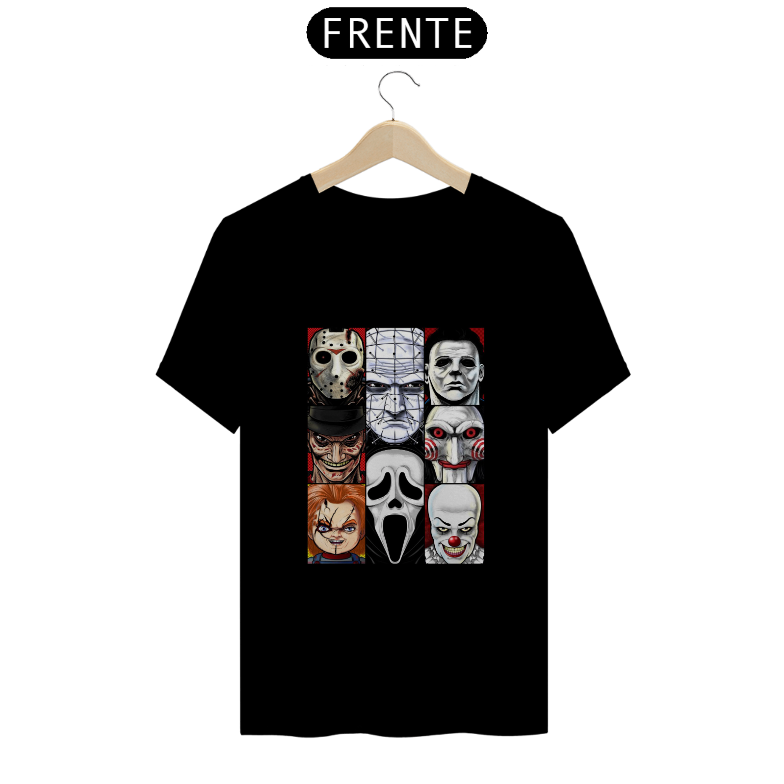 Camiseta clássicos do terror 