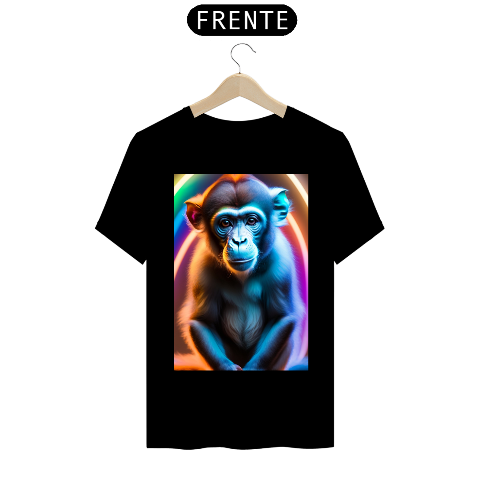 Nome do produto  Camisa arregata neon monkey