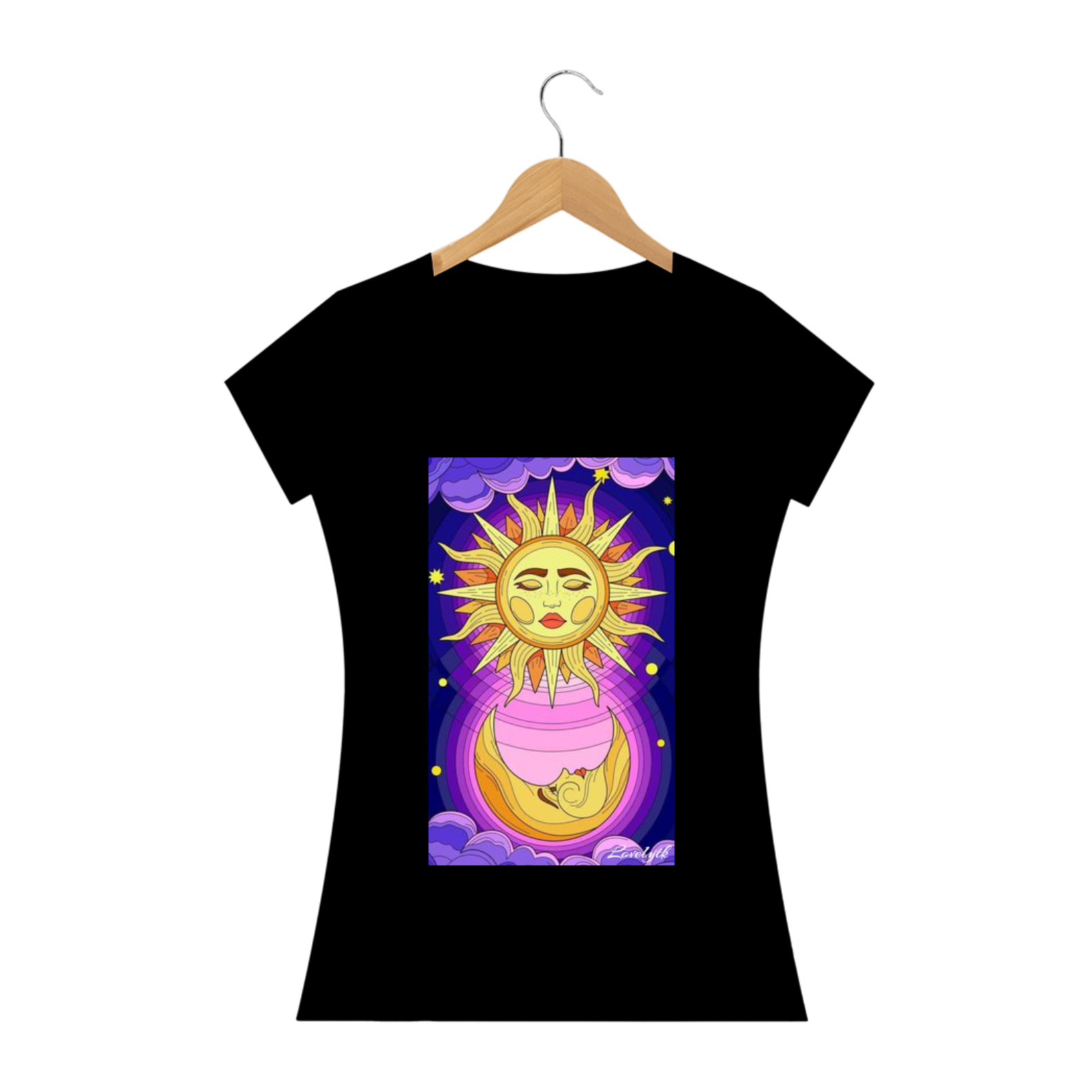 Camiseta Feminina SOL E LUA