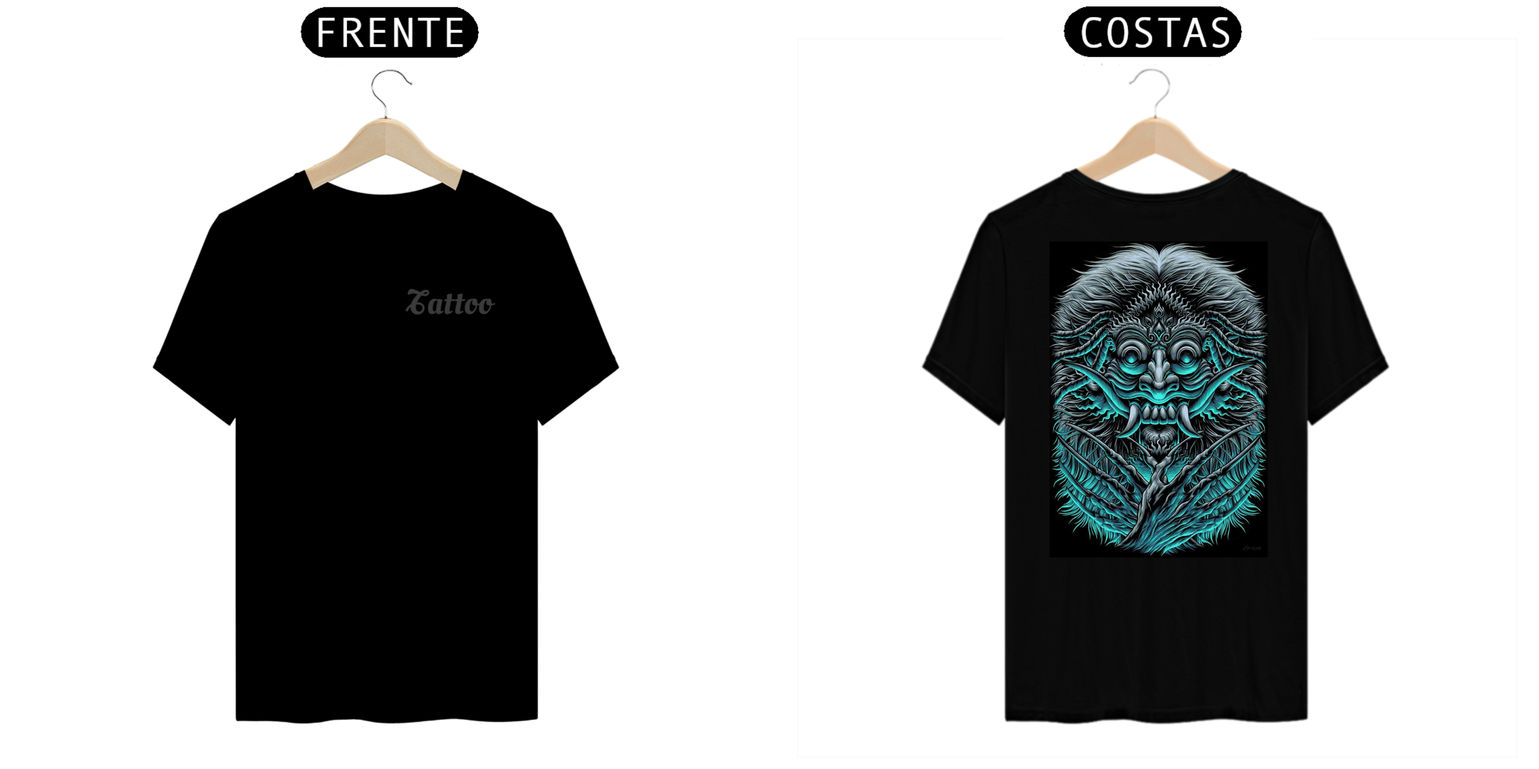 Camiseta Masculina - Tattoo Oni 2