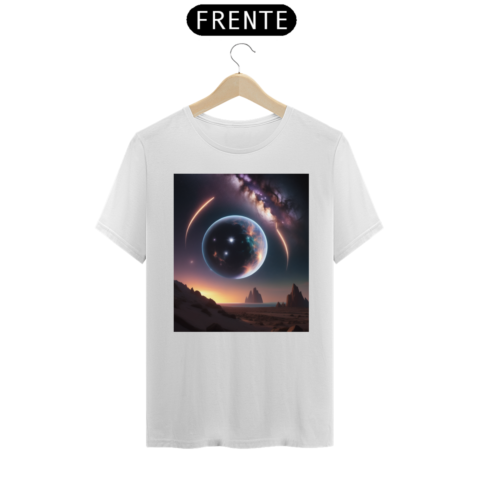 Nome do produto: Camiseta Galáxia no Multiverso 