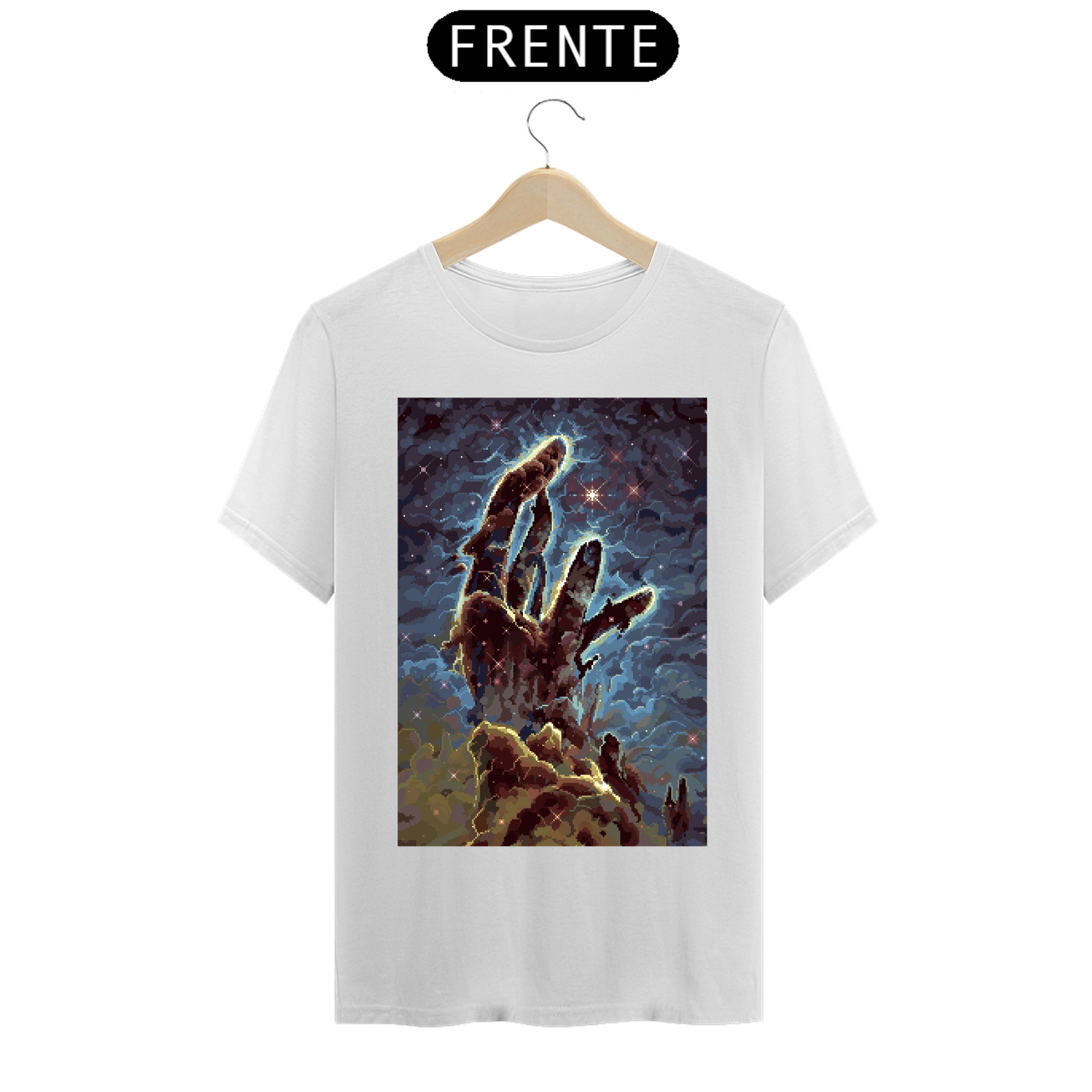 Camiseta Galáxia Amigável  