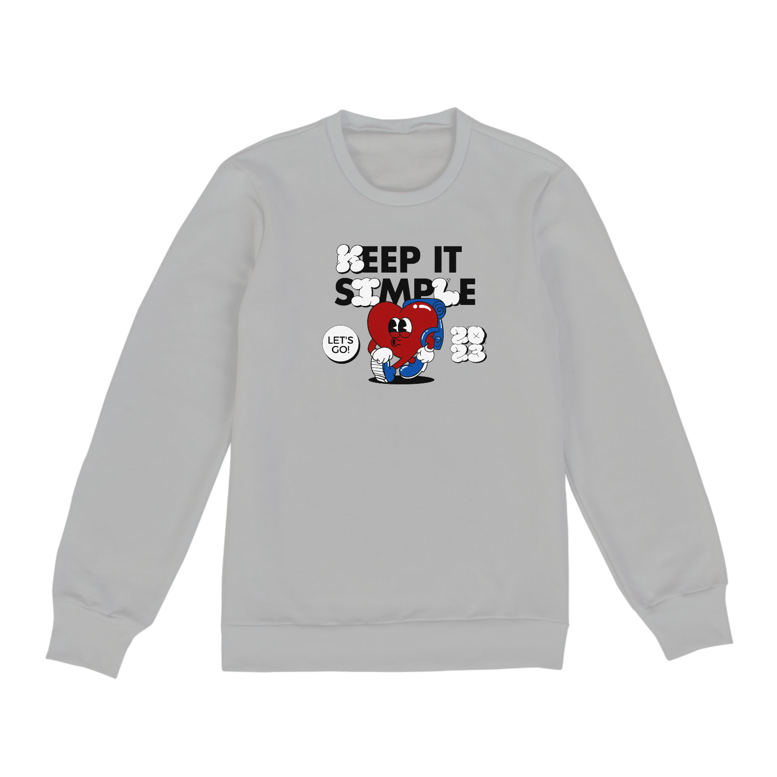 Moletom fechado Coração viajante 