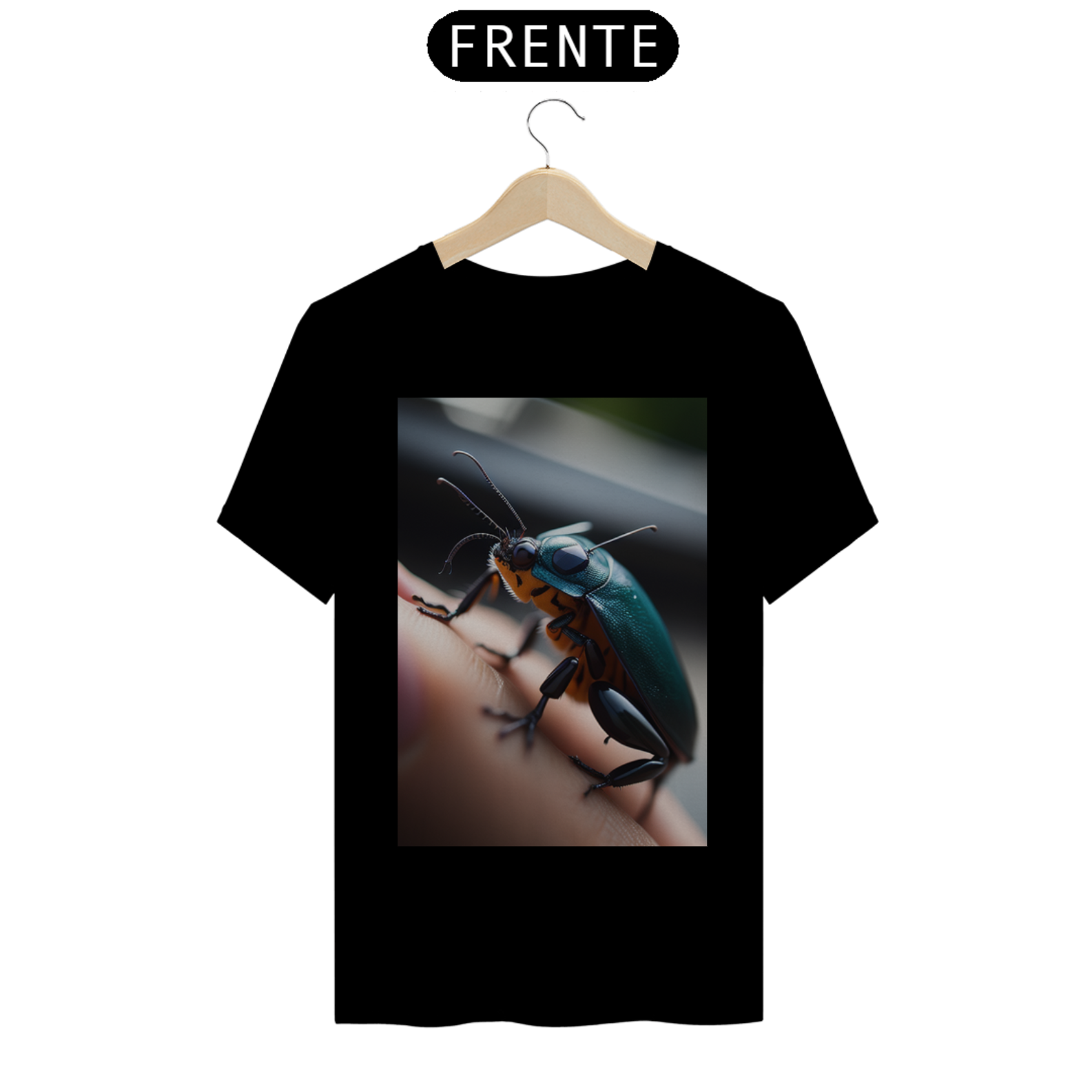 Camiseta T-SHIRT Estampada Besouro Azul