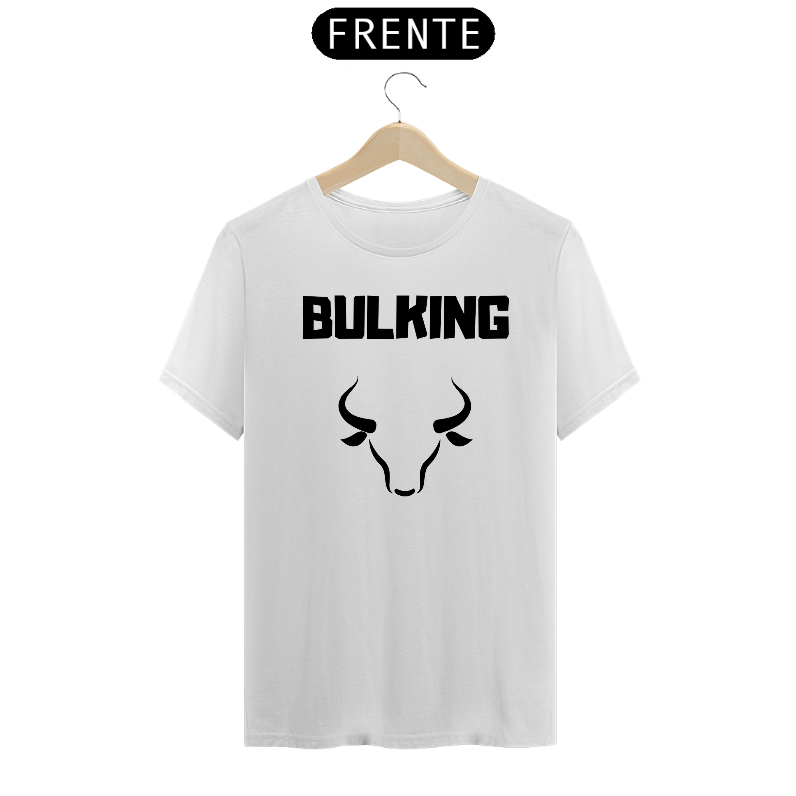 CAMISETA PREMIUM ACADEMIA BULKING (BRANCO)