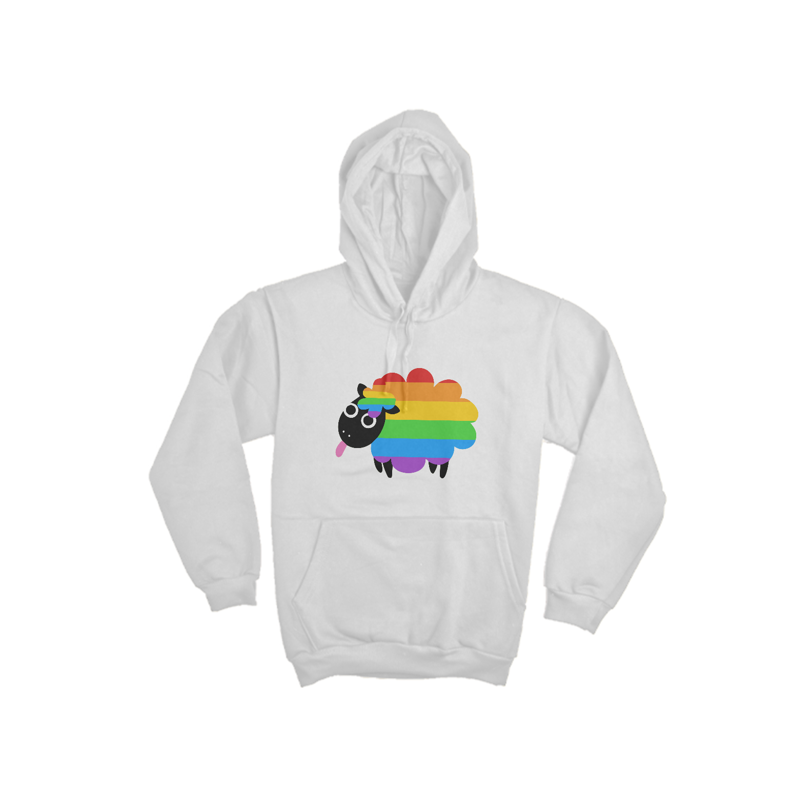 Moletom Canguru Rainbow Sheep