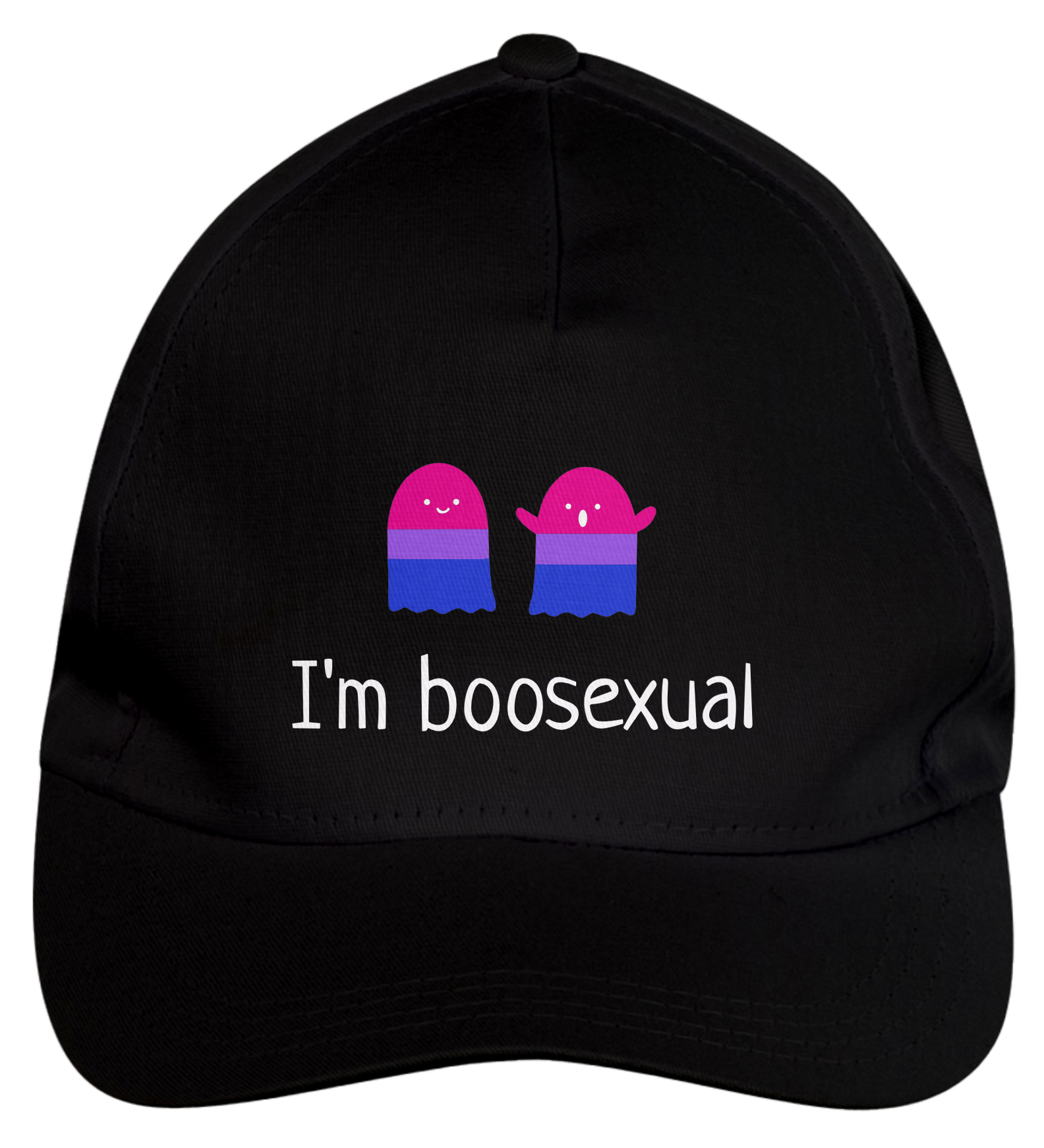 Boné Brim Boosexual Preto