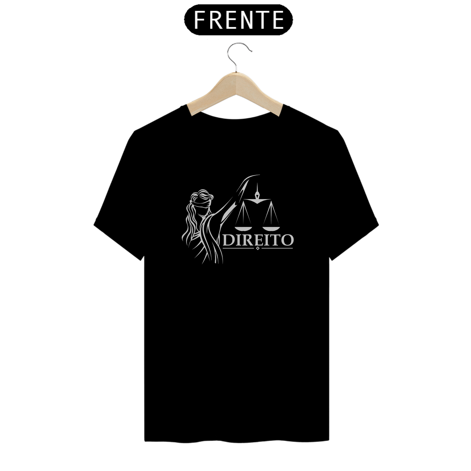 Camiseta Direito 1 (preta)
