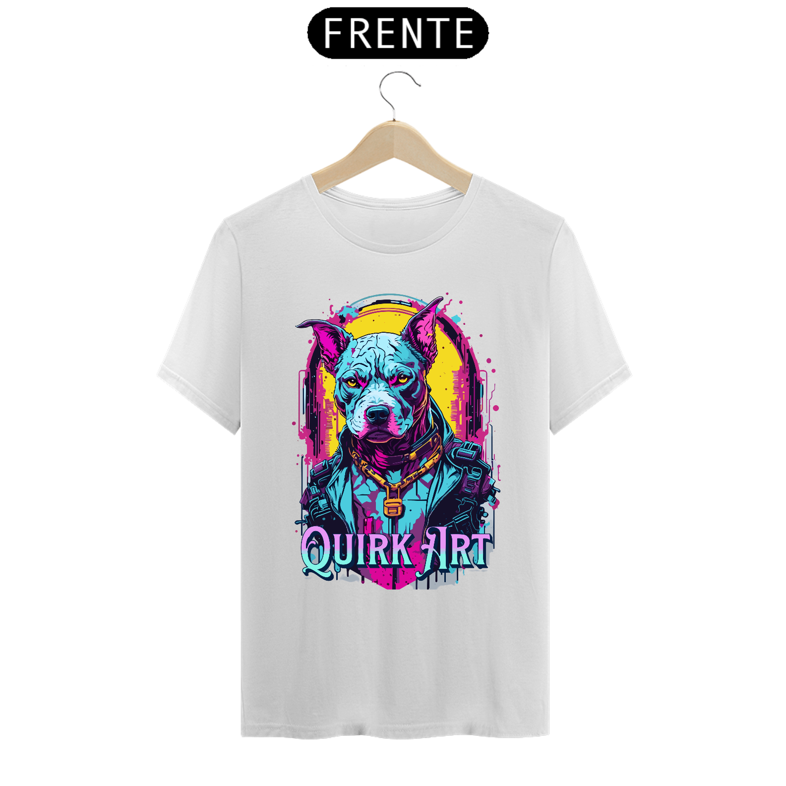 Camisa Pitbull Cyberpunk