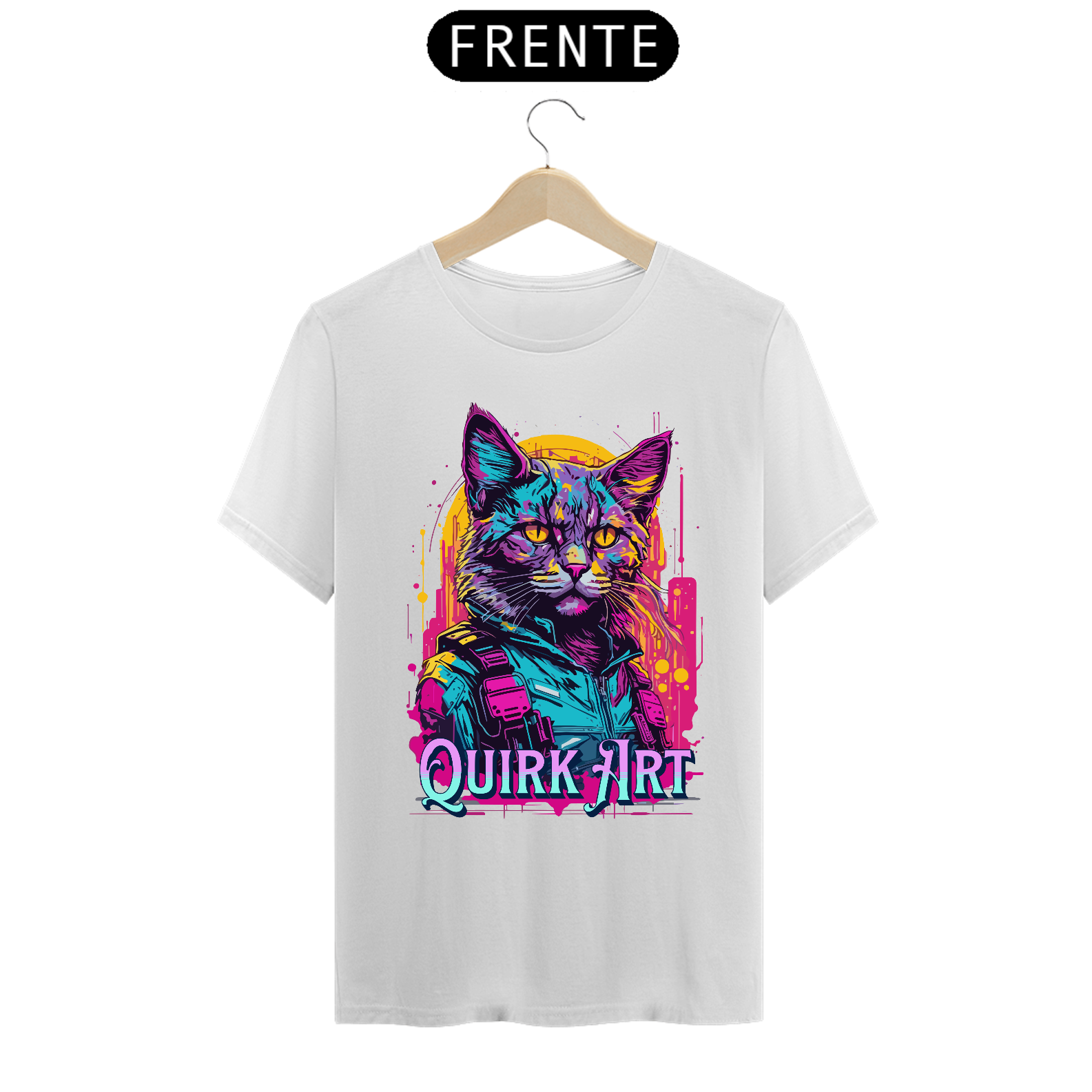 Nome do produto: Gato Cyberpunk