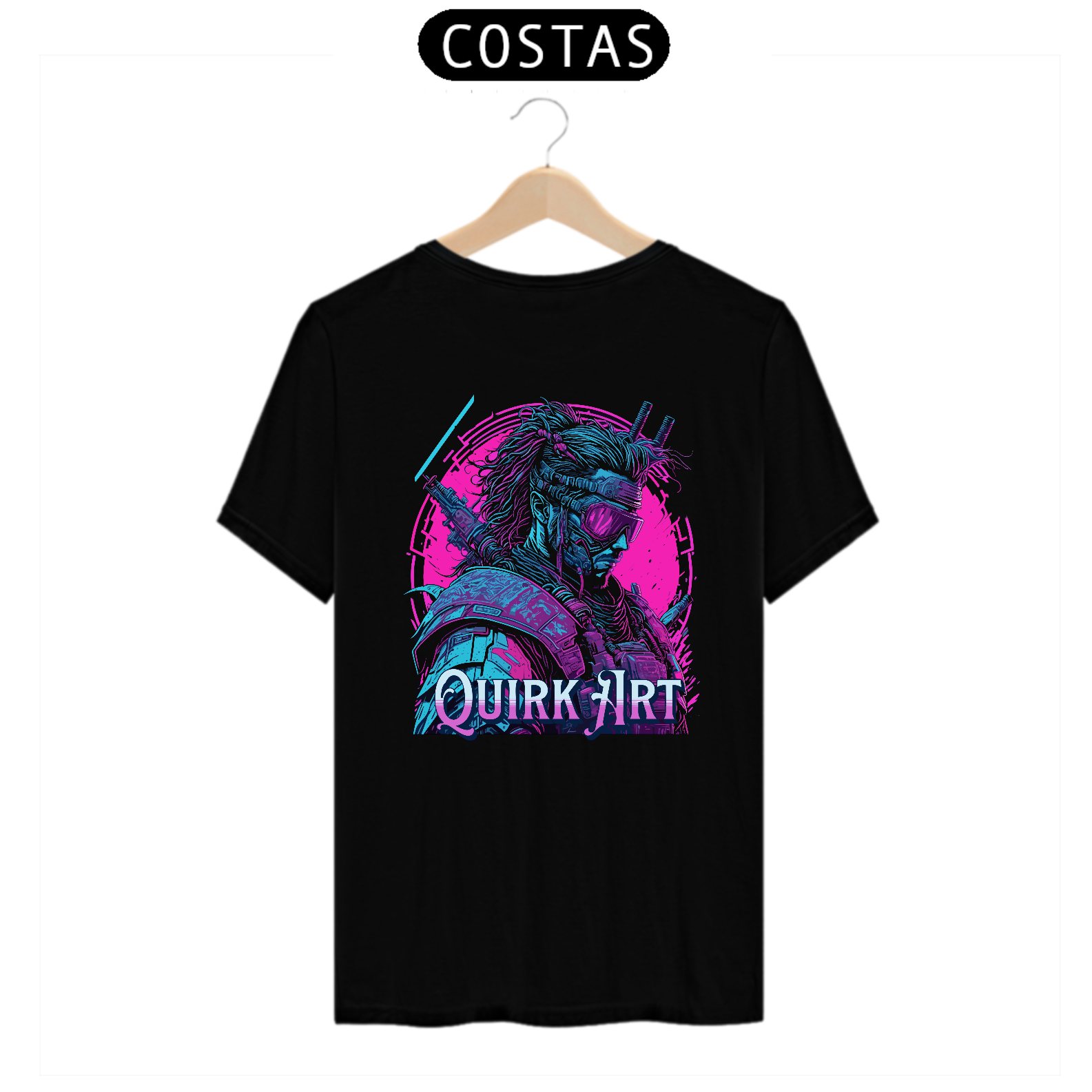 Caçador Cyberpunk Singular costas