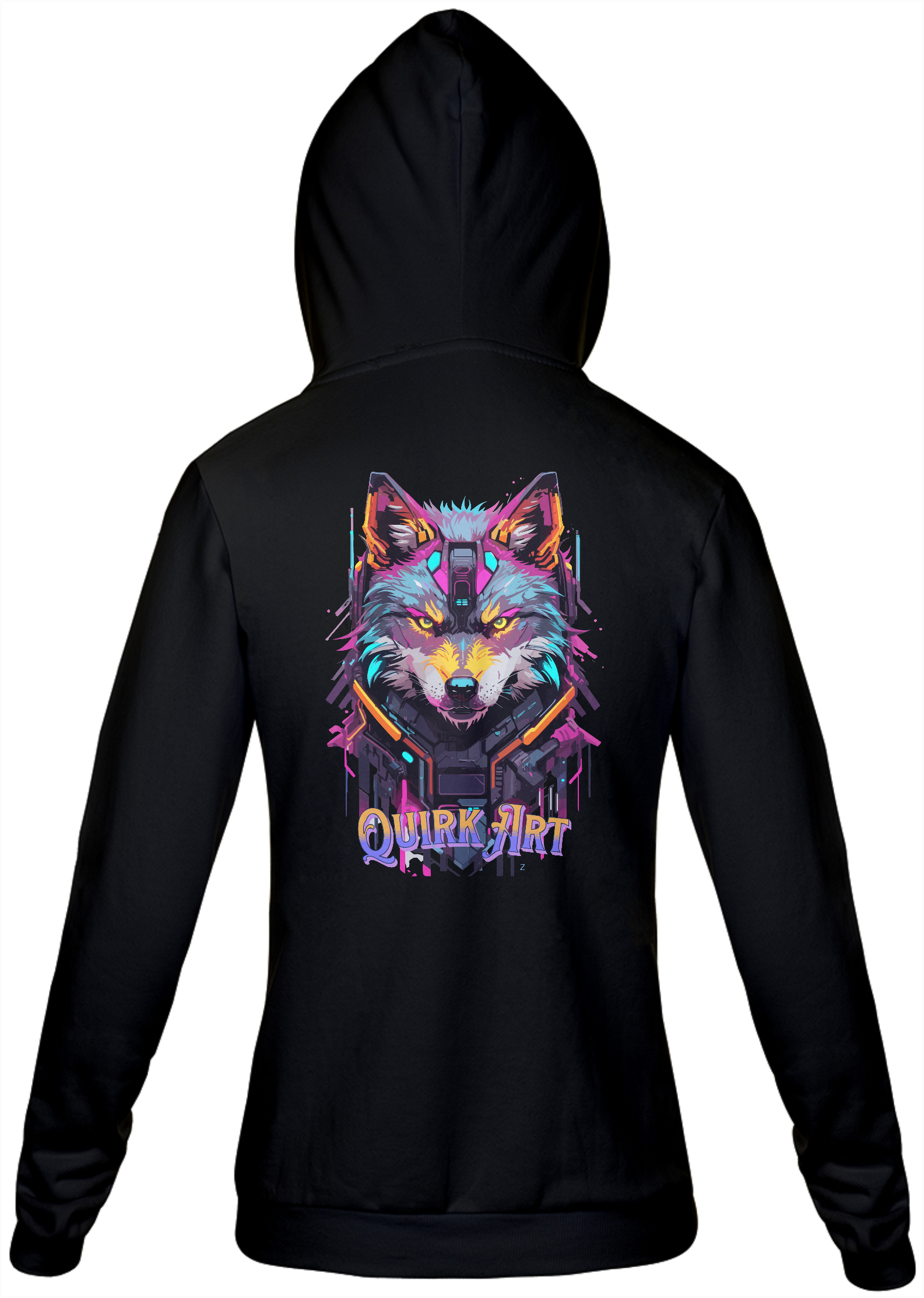 Moletom Lobo Cyberpunk