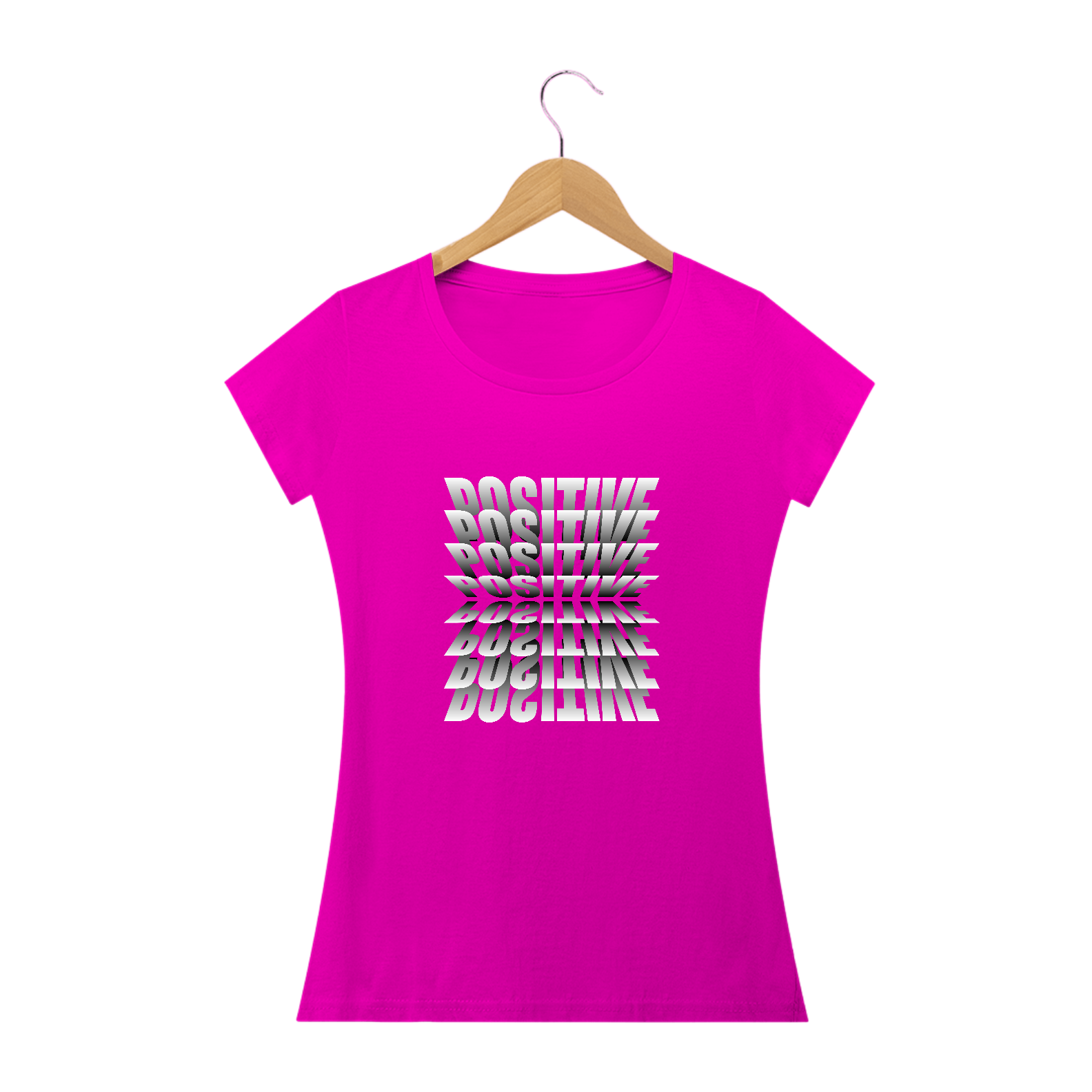 Pick•Me - Camiseta Positive - Feminino - S