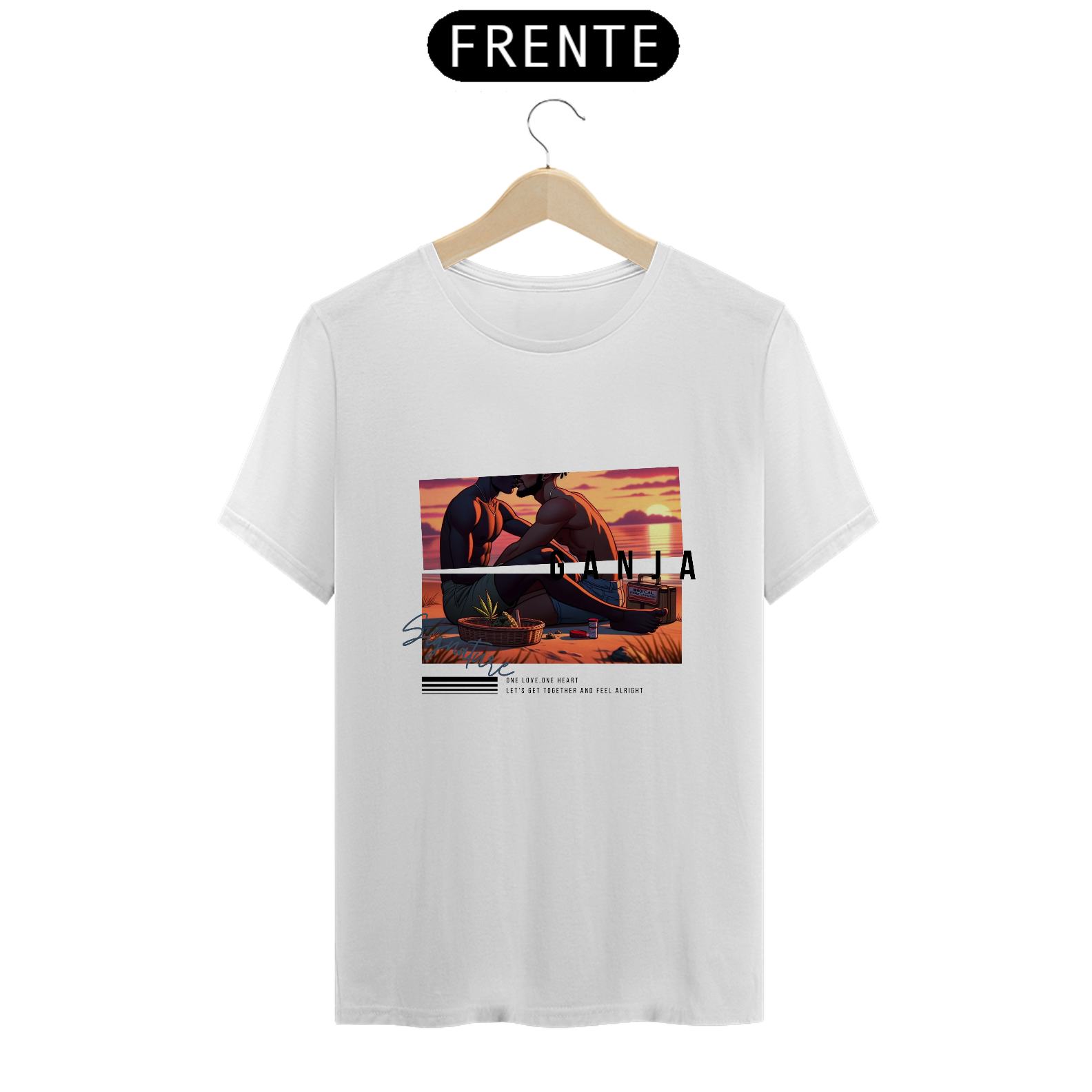 Camisa Ganja Love - Unisex