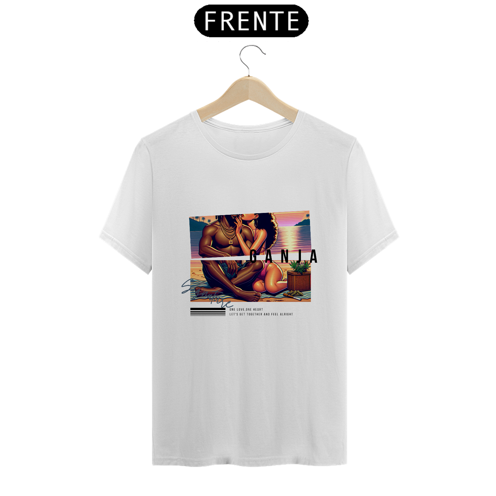 Camisa Ganja Love - Unisex