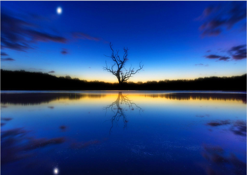 Nome do produto: paisagem azul