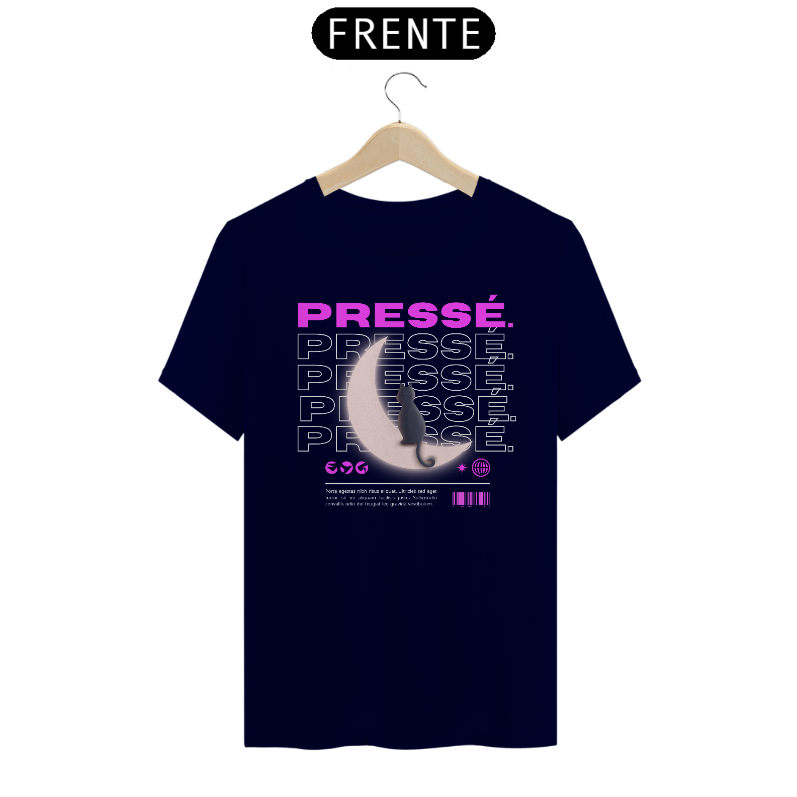 Camiseta Pressé Cat 