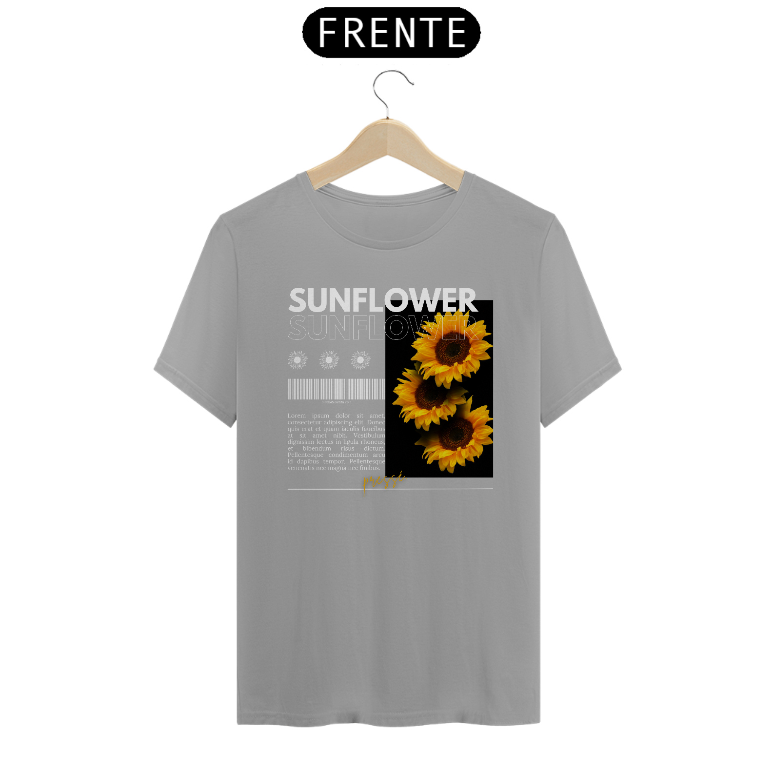 Camiseta Pressé Sunflower