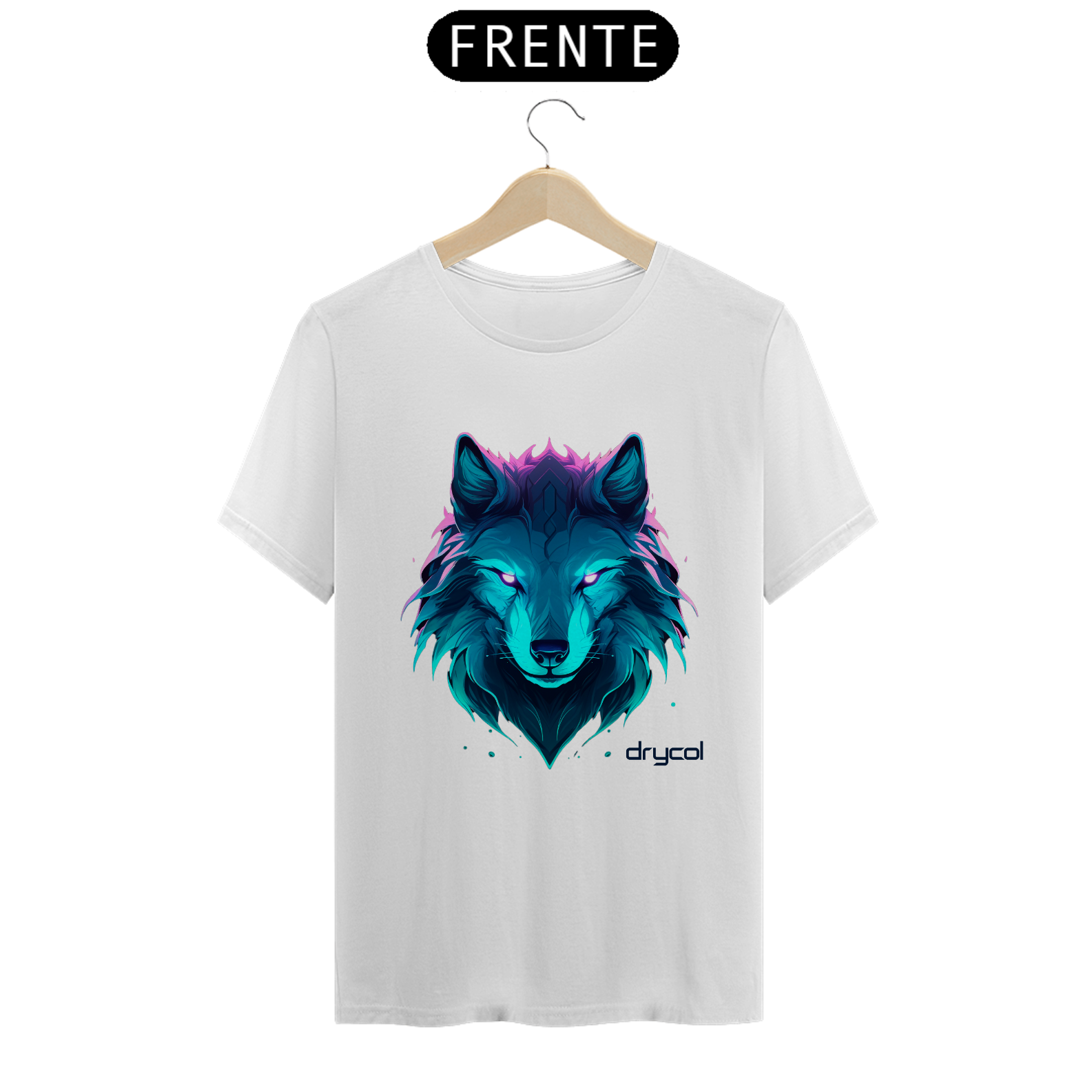 Camiseta T-shirt Unissex Wolf Blue