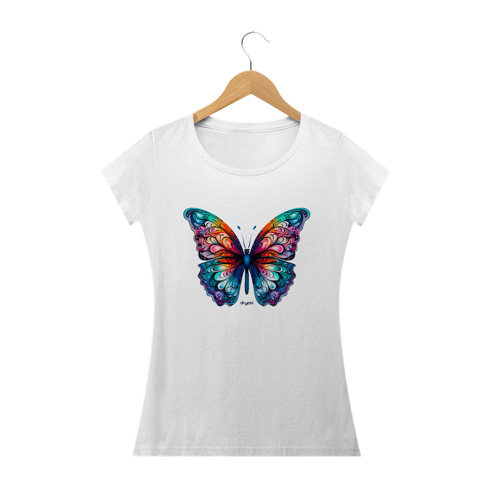 Camiseta T-shirt Feminina Borboleta