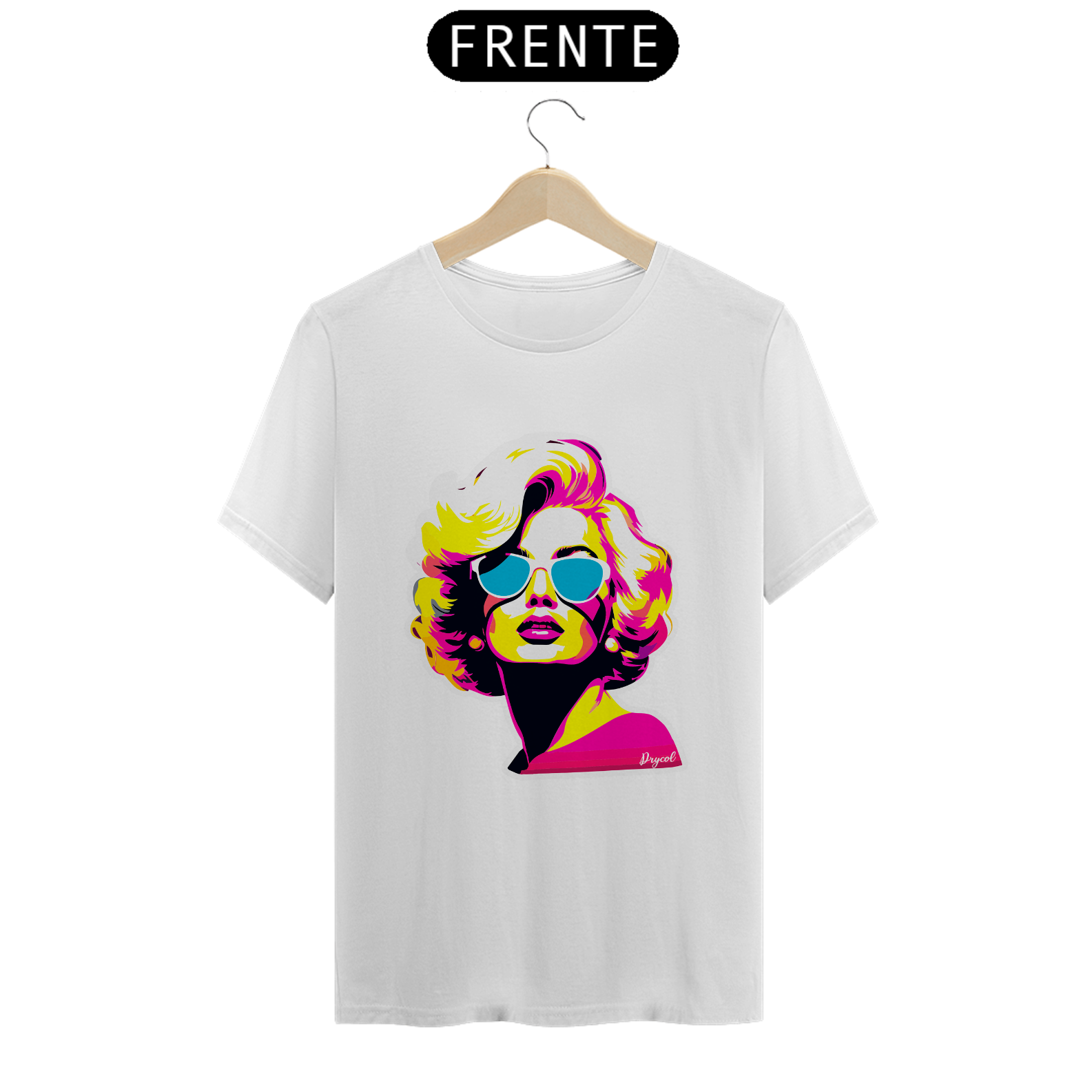 Camiseta T-shirt Unissex Mulher Retrô