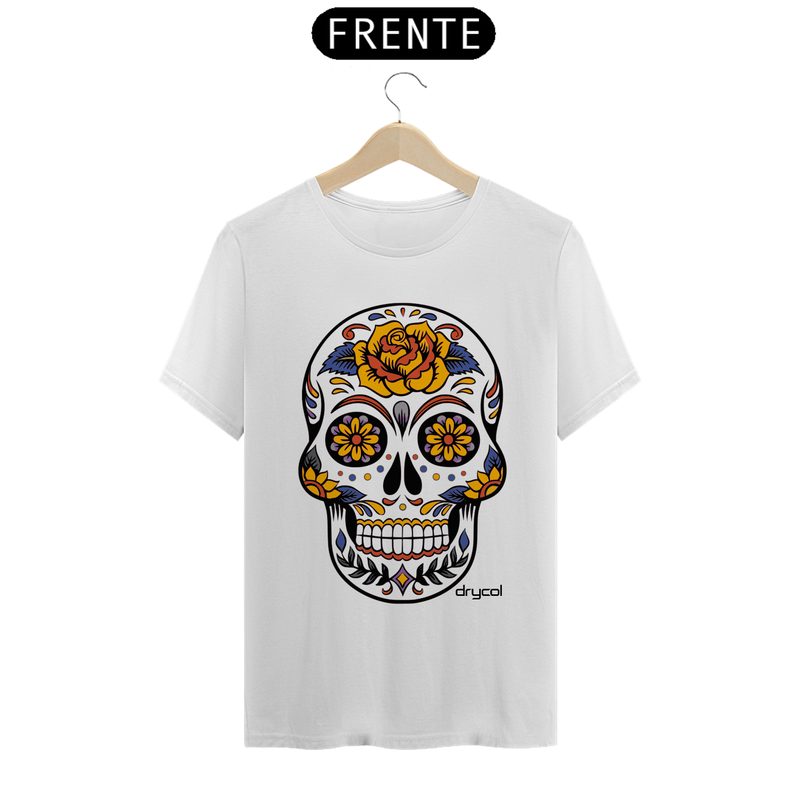 Camiseta T-shirt Unissex Caveira Mexicana