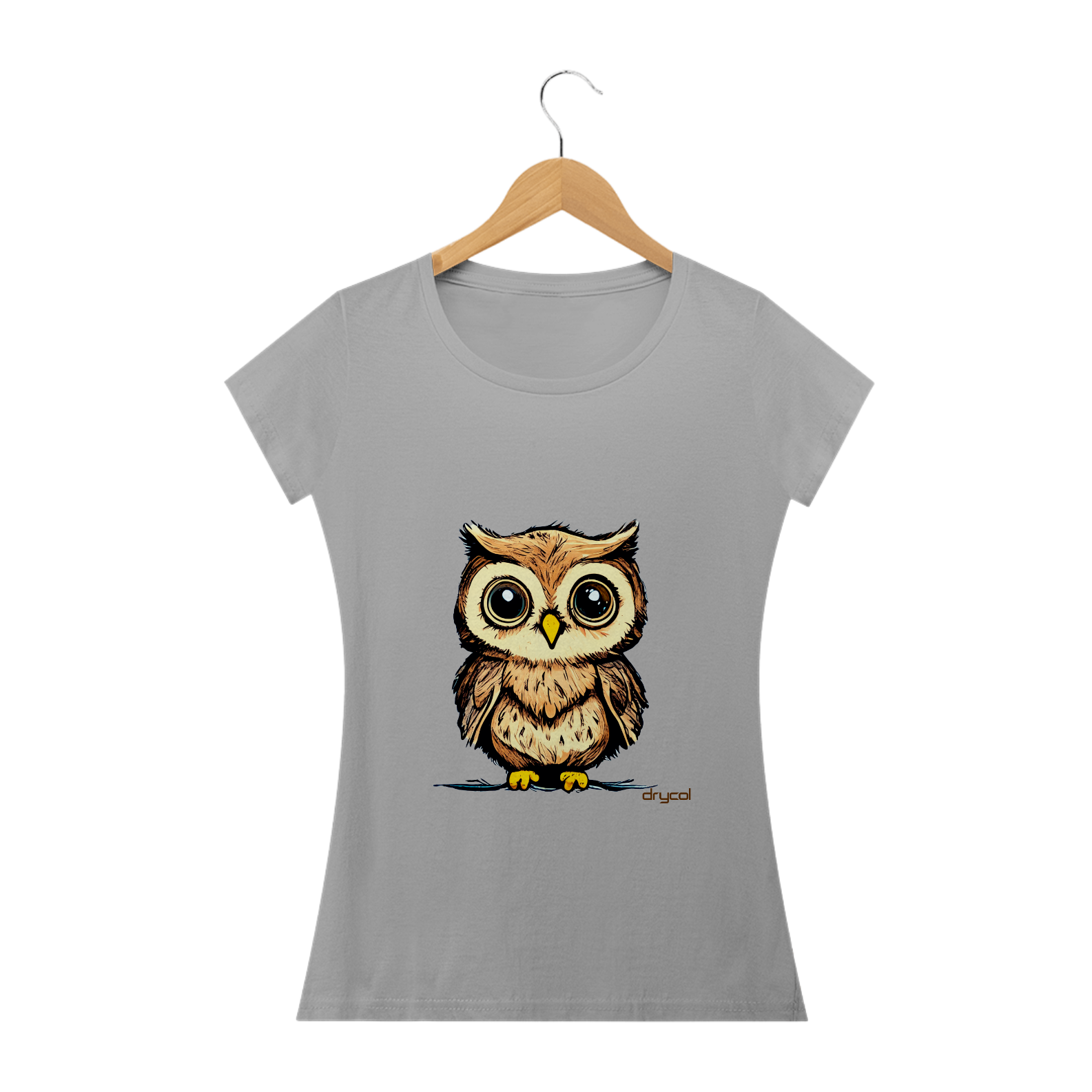 Camiseta T-shirt Feminina Corujinha