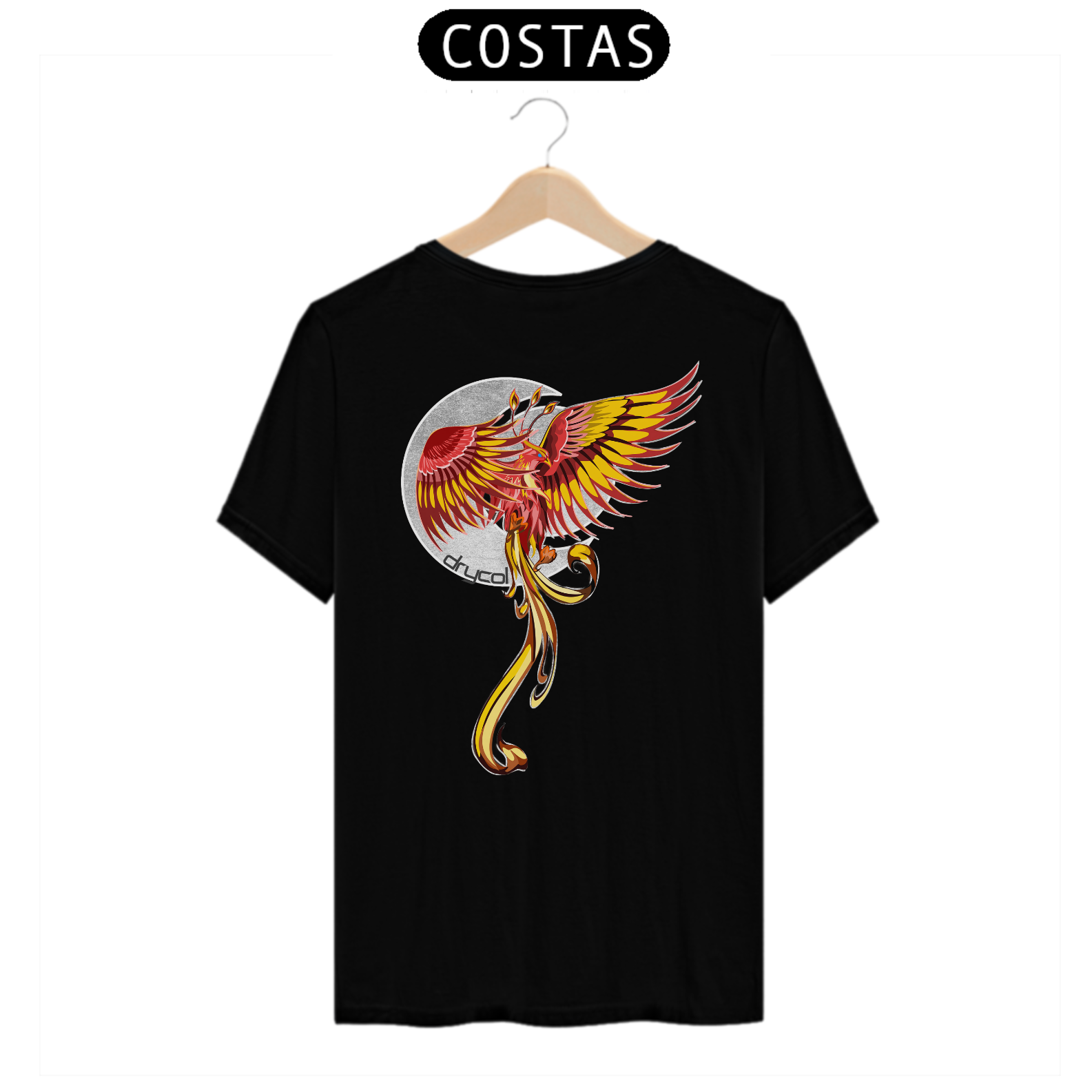 Camiseta T-shirt Unissex Fenix e Lua
