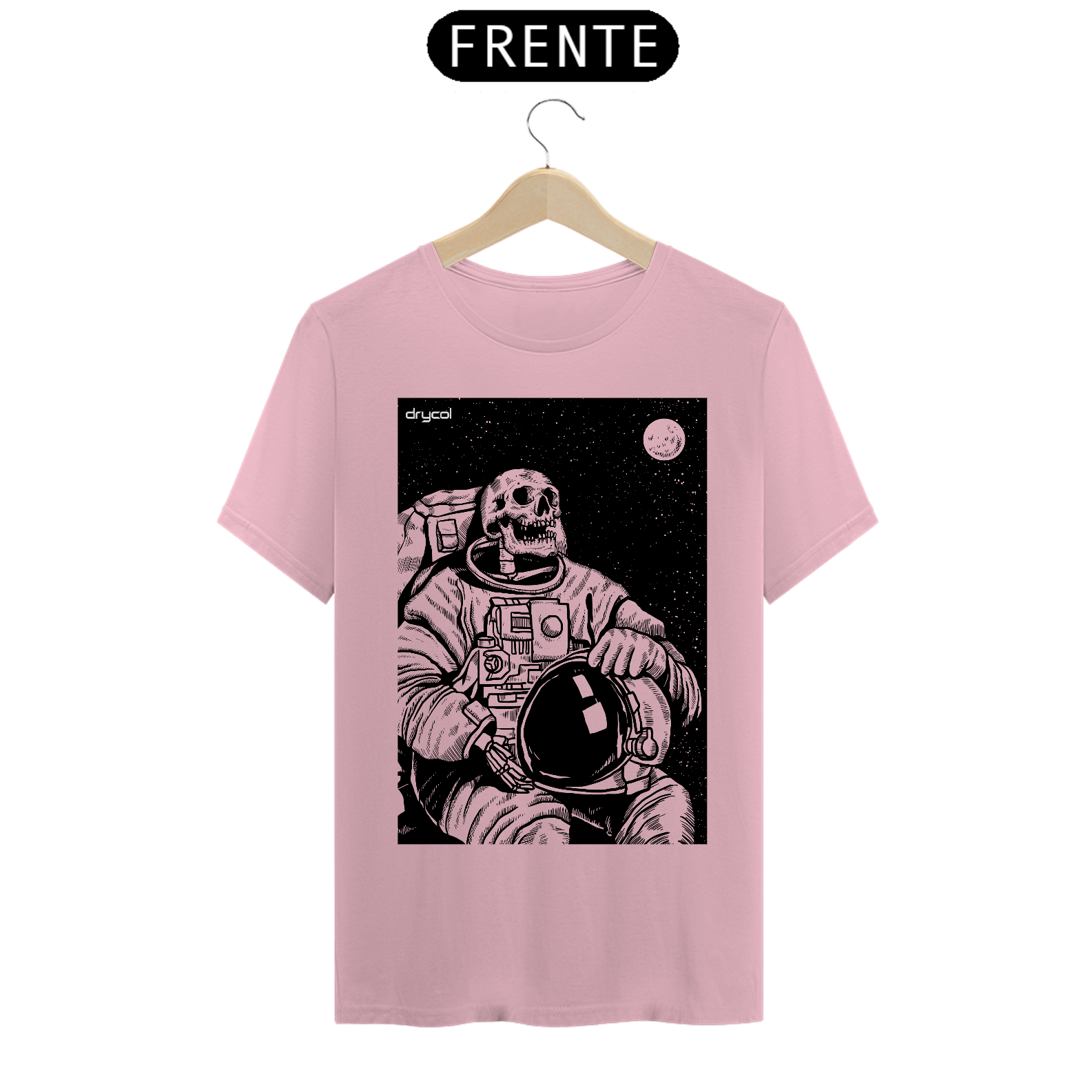 Camiseta T-shirt Unissex Caveira Astronauta