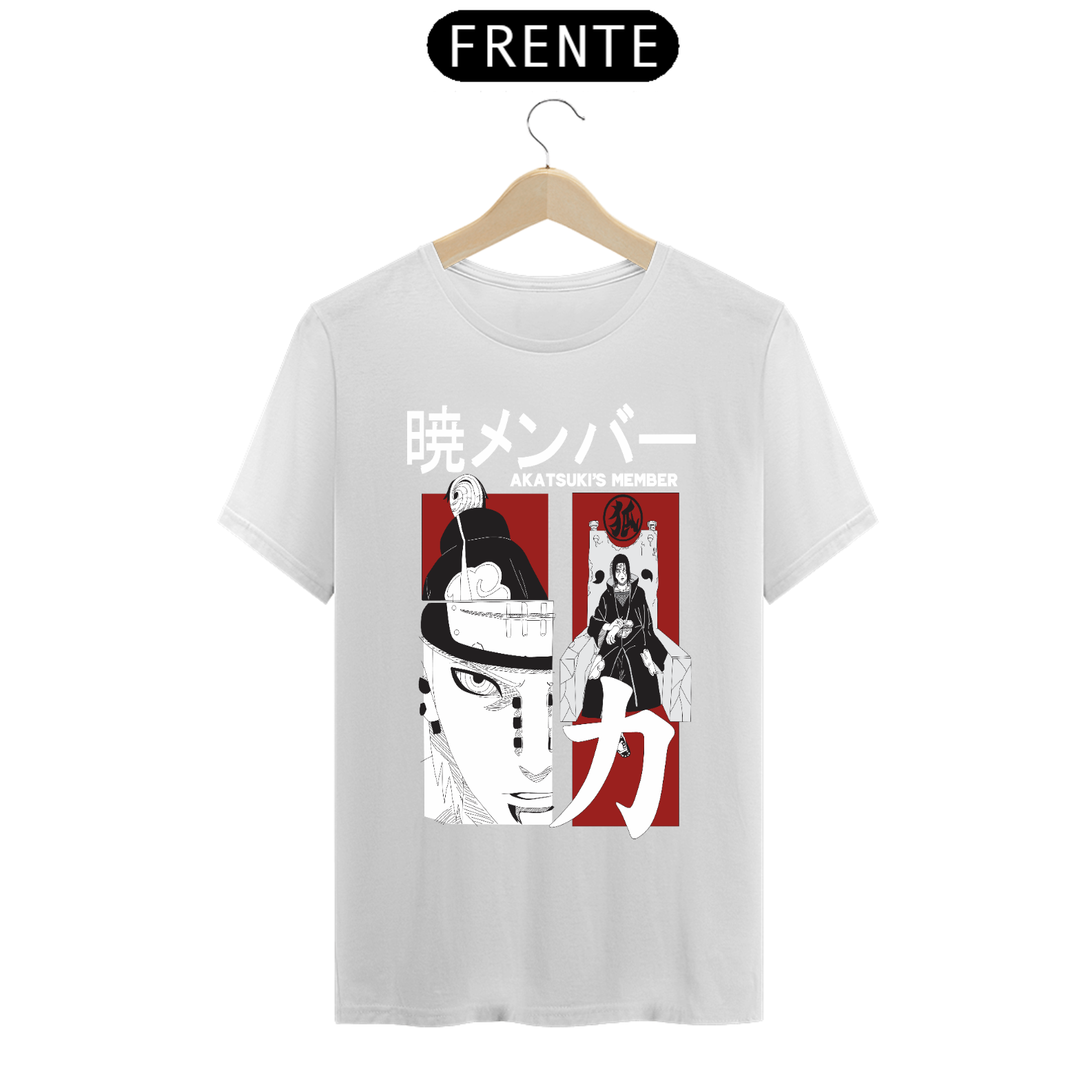 Camiseta masculina Pain Itachi Obito