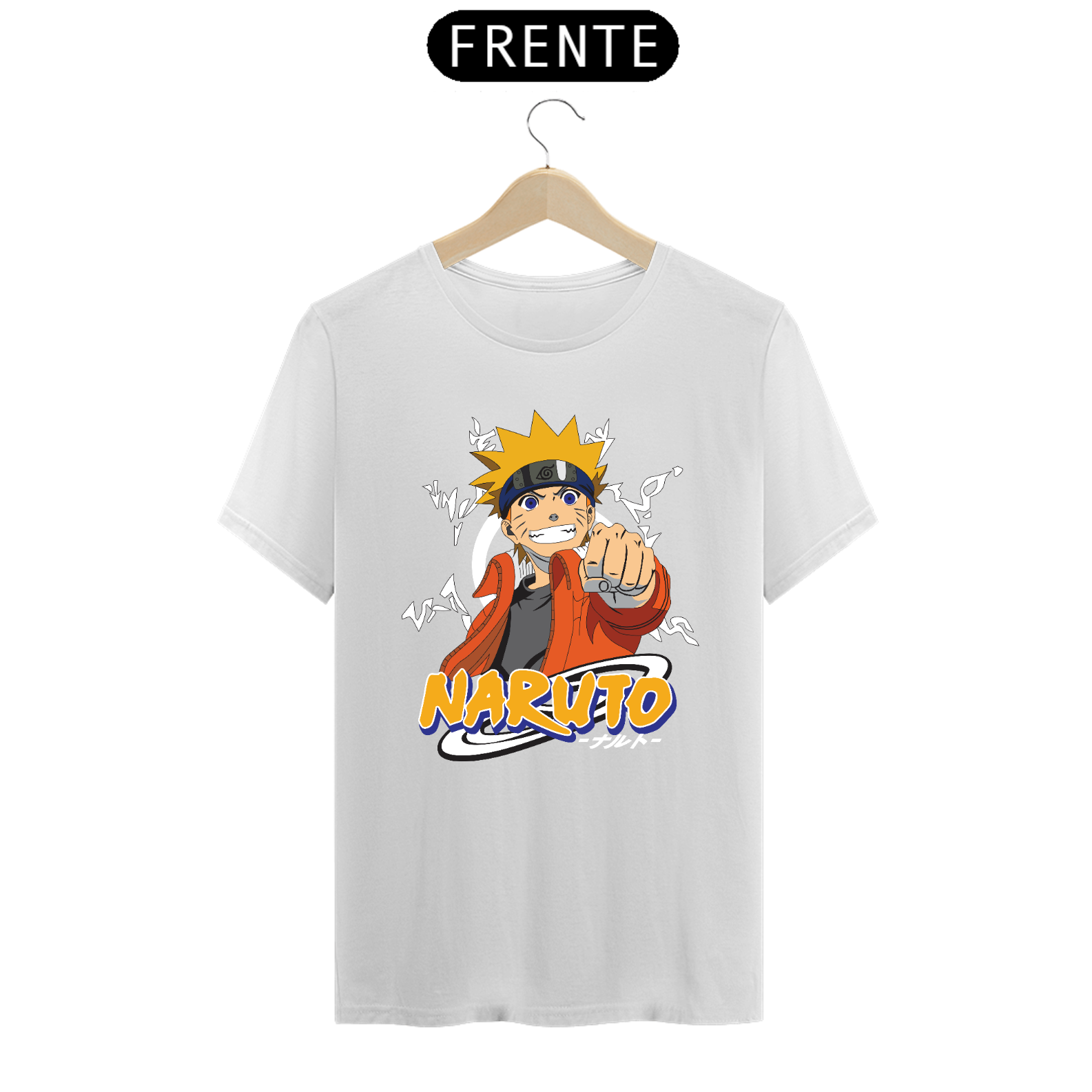 Camiseta masculina Naruto
