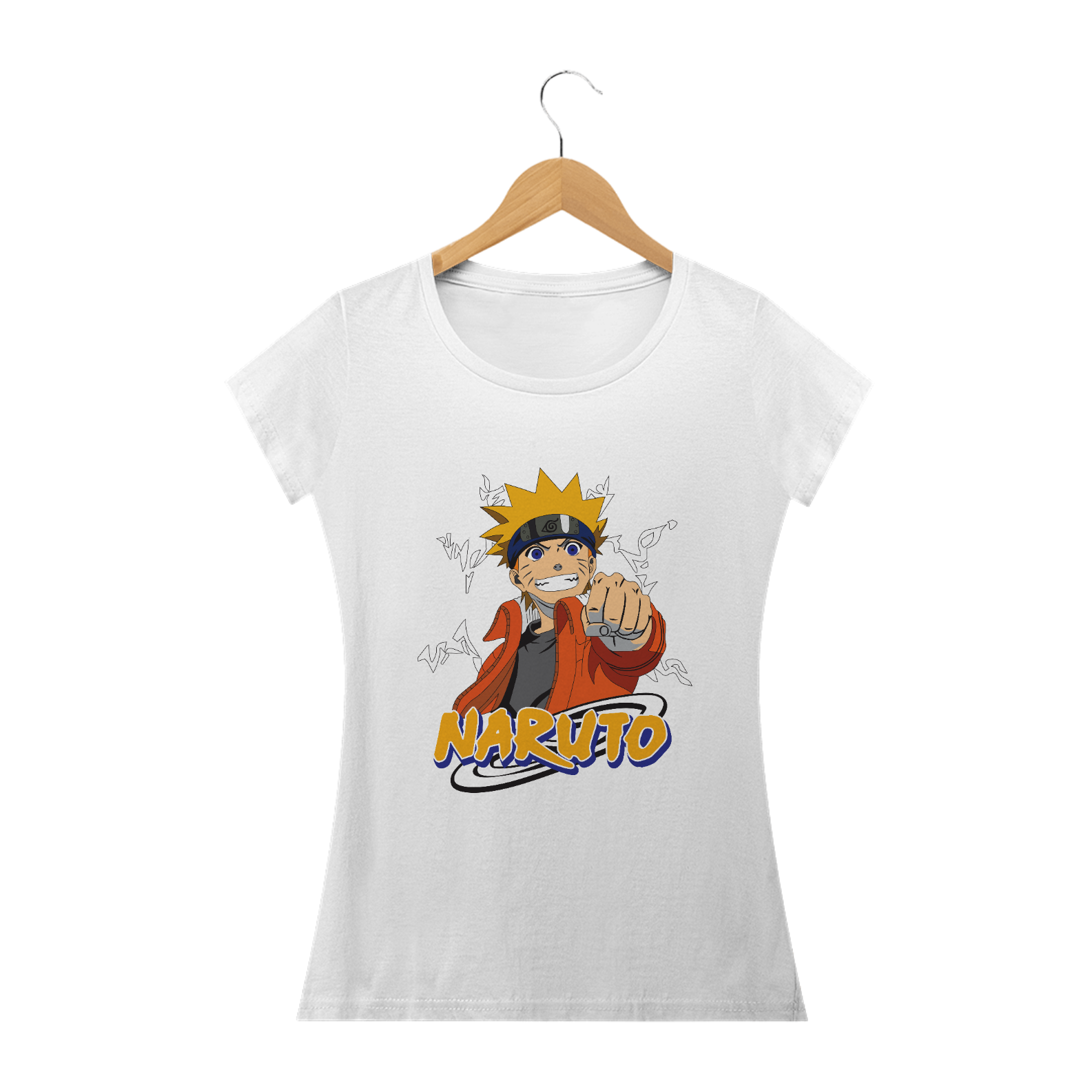 Camiseta masculina Naruto 