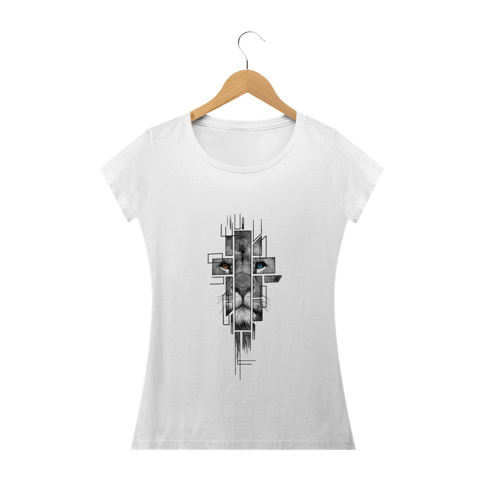Camiseta feminina Leão 