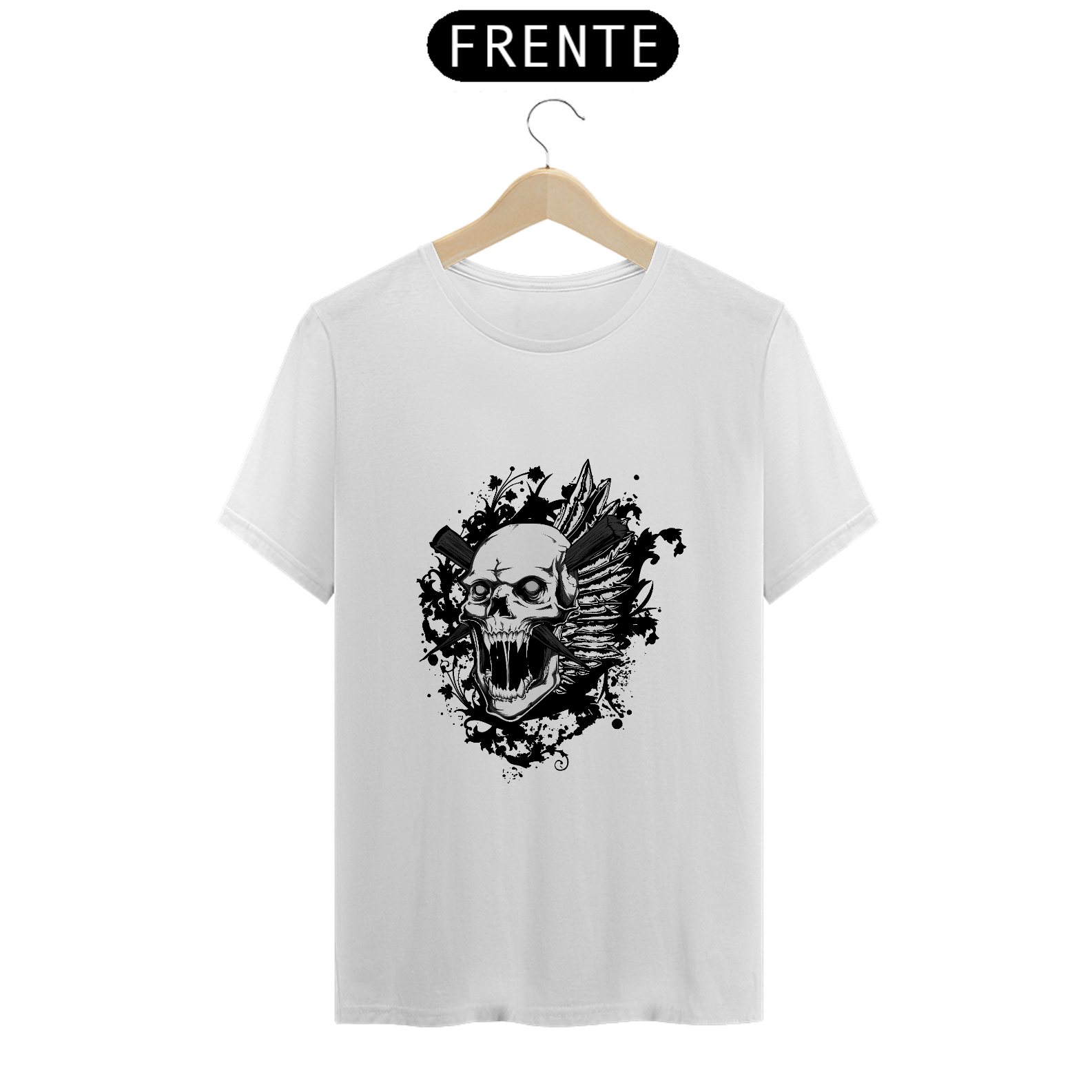 Camiseta masculina Skull