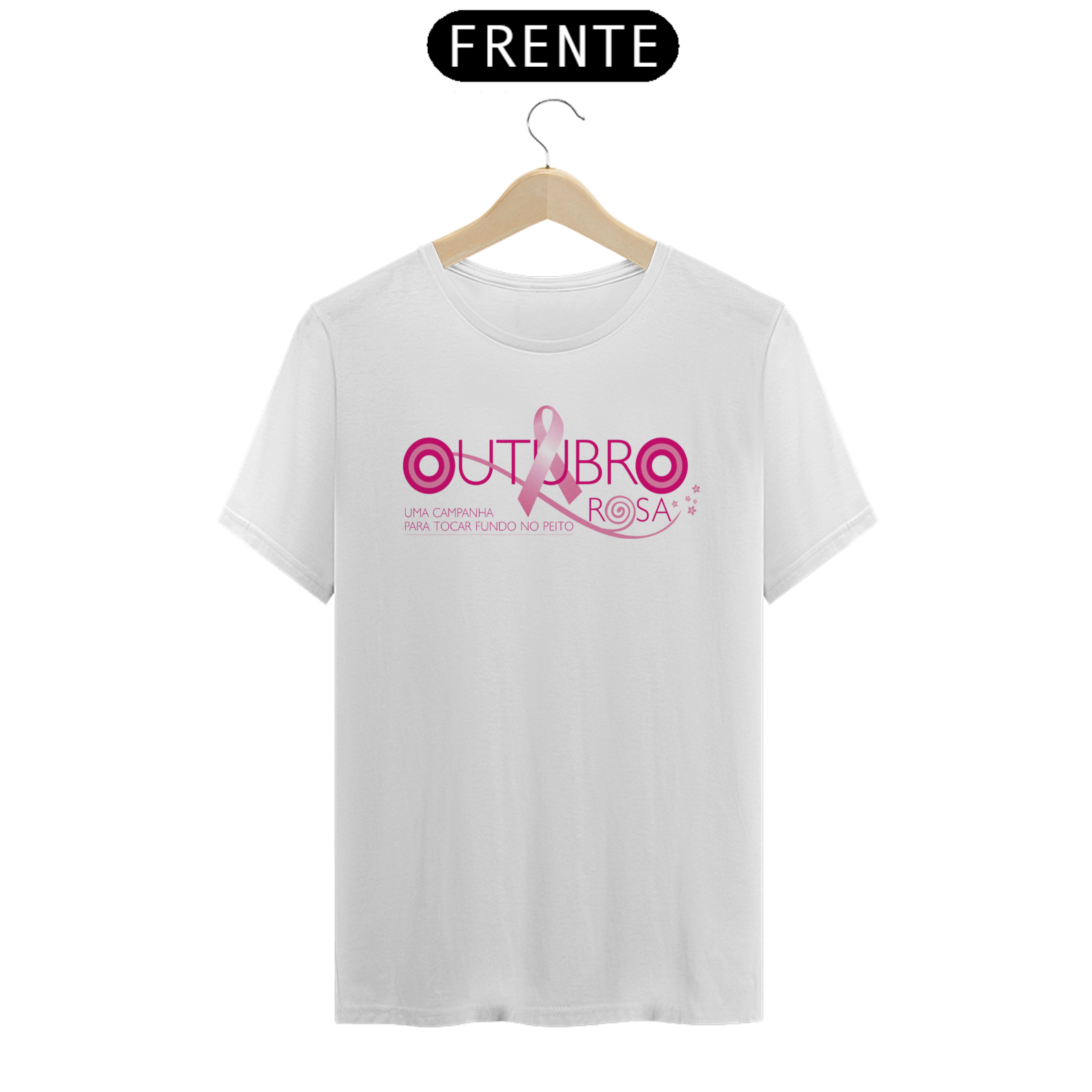 Camiseta outubro rosa