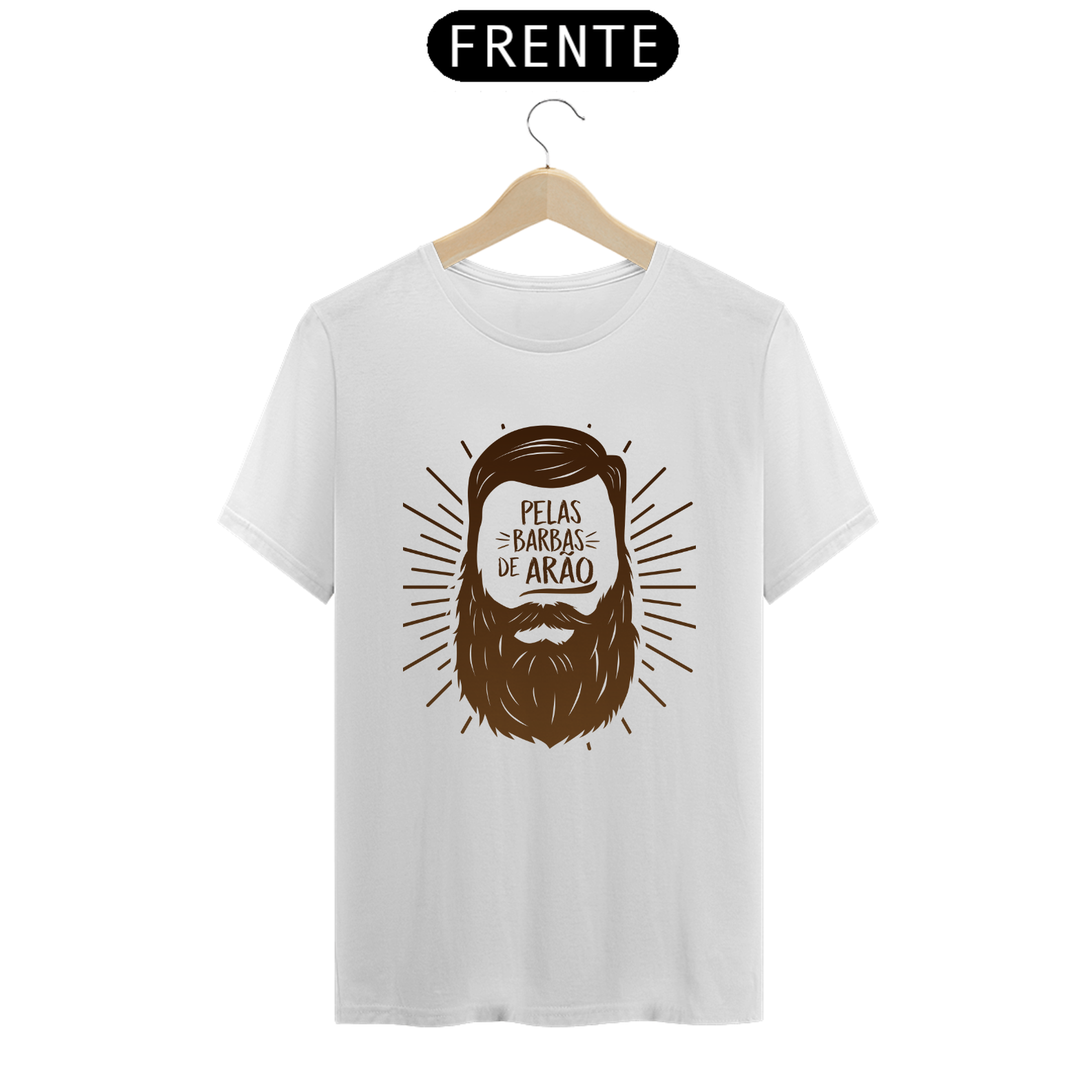 Camiseta masculina Barbas de Arão