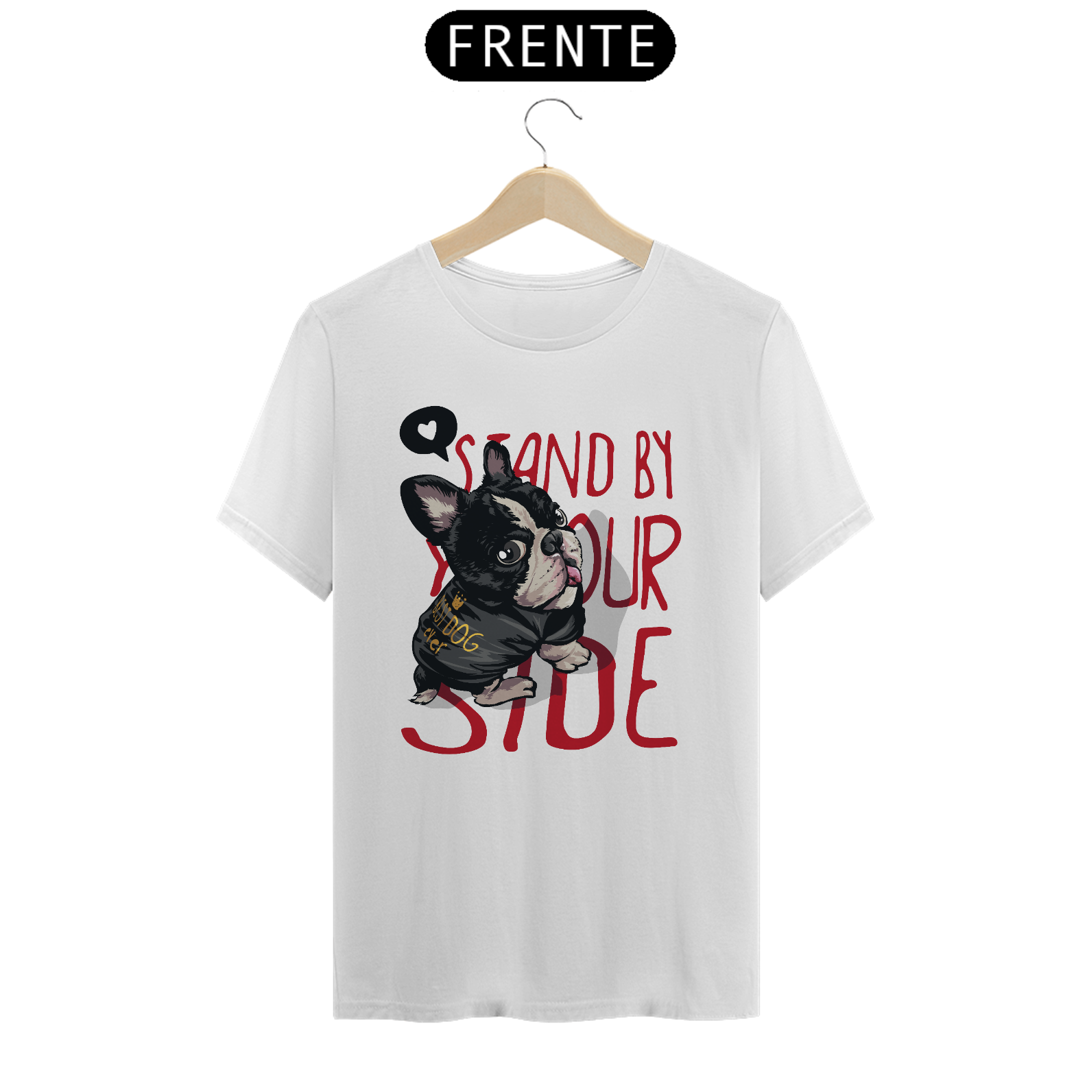 Camiseta masculina Puggy