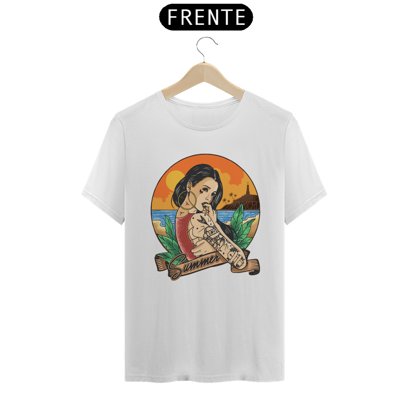 Camiseta masculina Summer