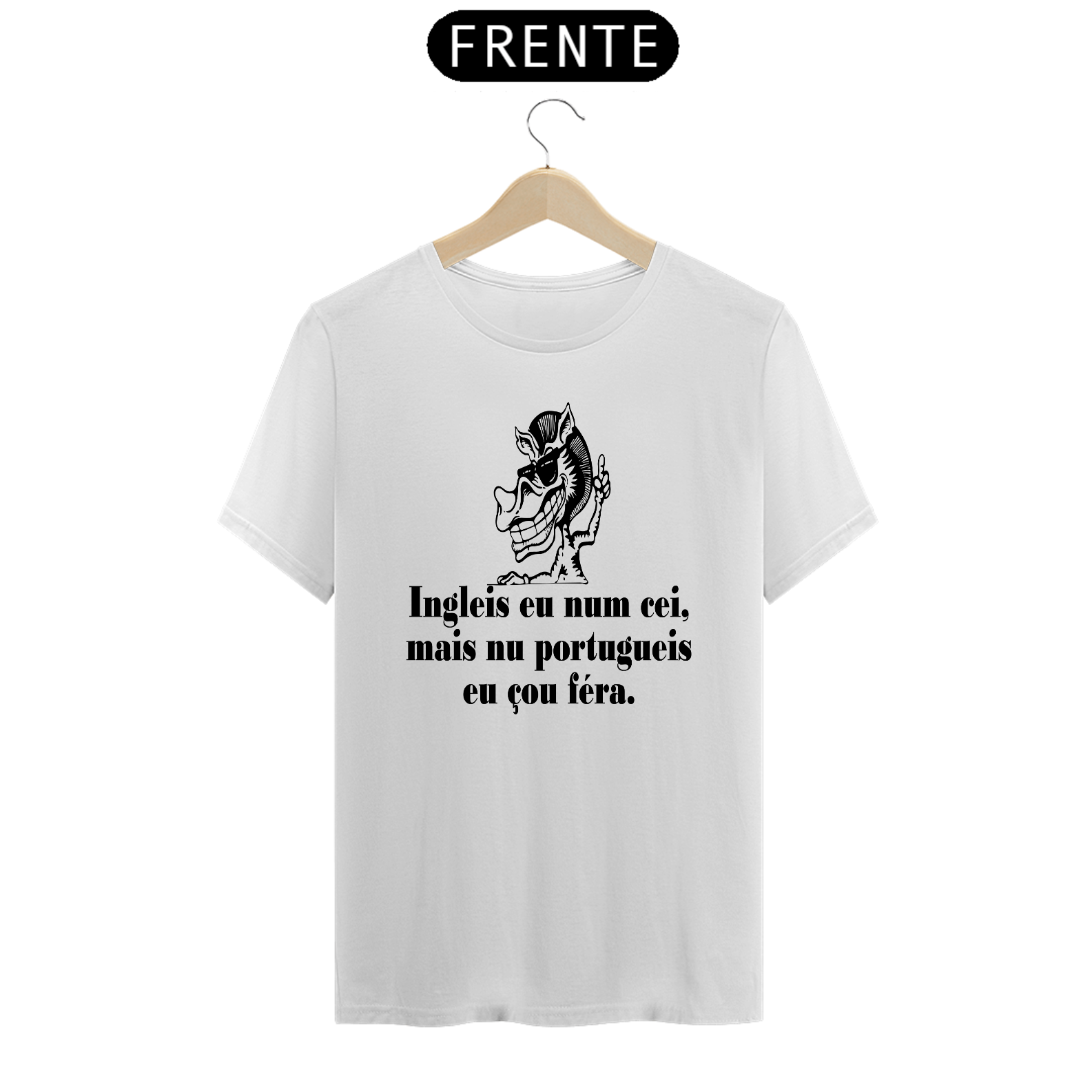 Camiseta masculina You Speak ingres