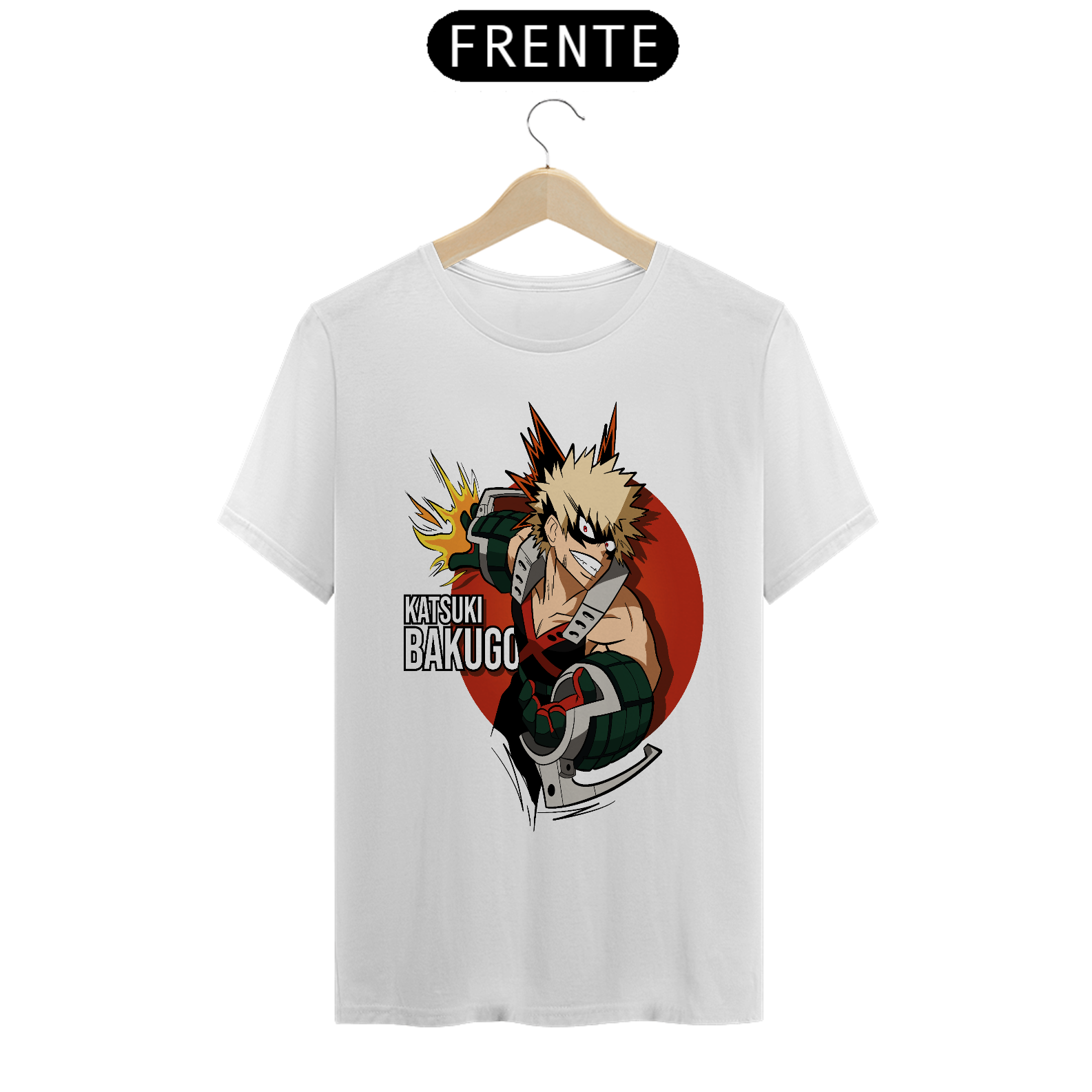 Camiseta masculina Bakugo