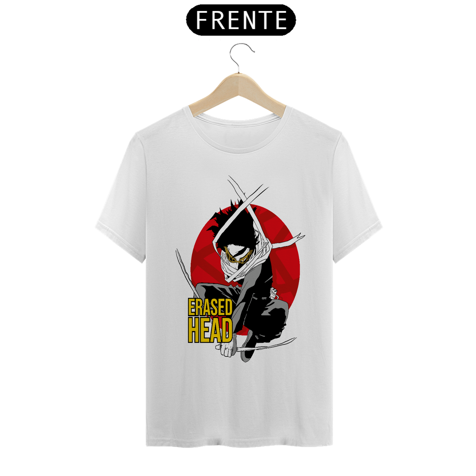 Camiseta masculina Erased Head