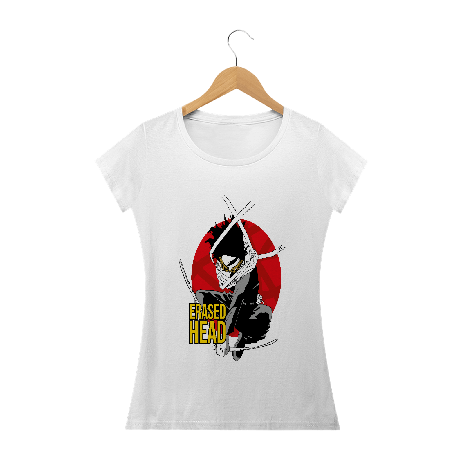 Camiseta Baby Long Erased Head