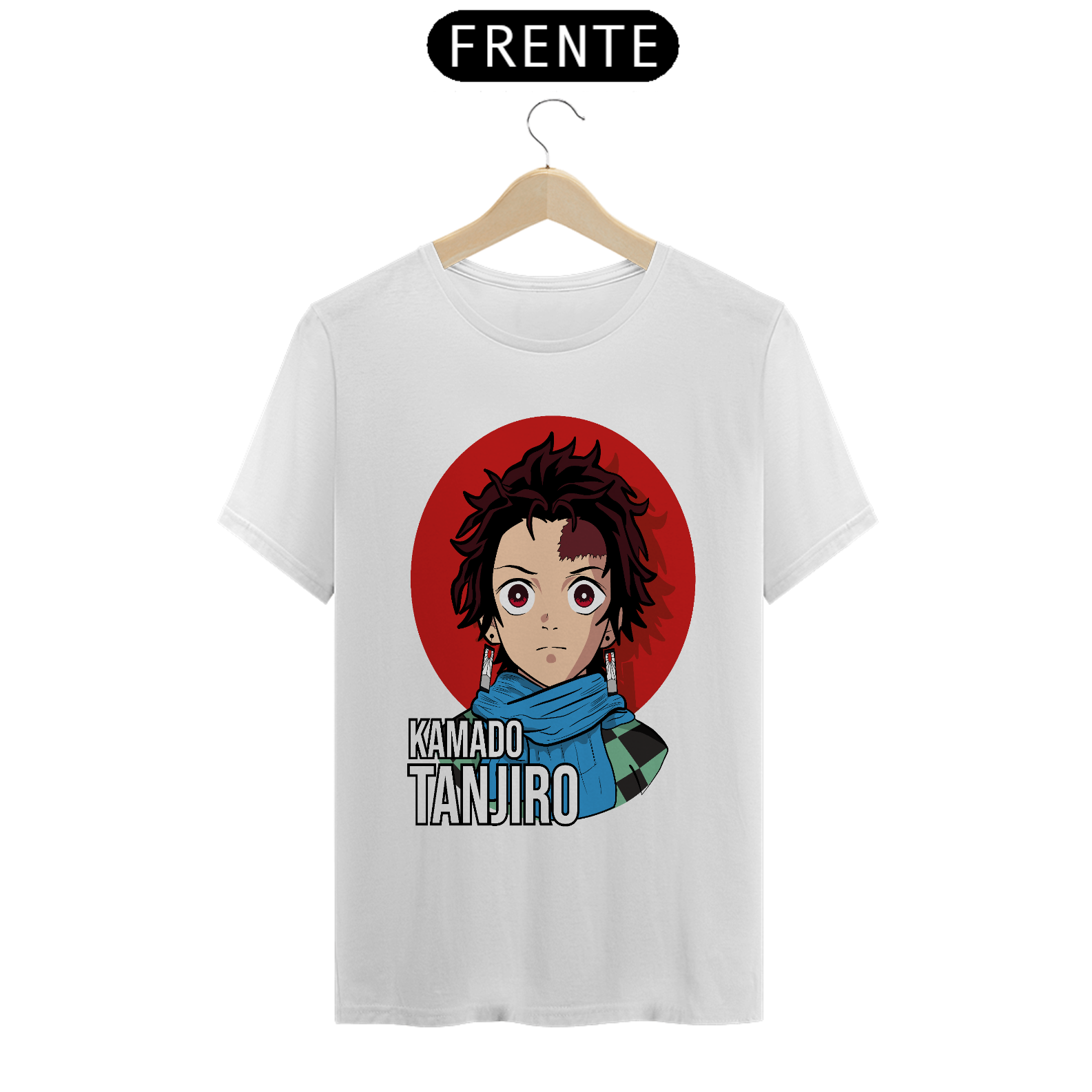 Camiseta masculina Tanjiro