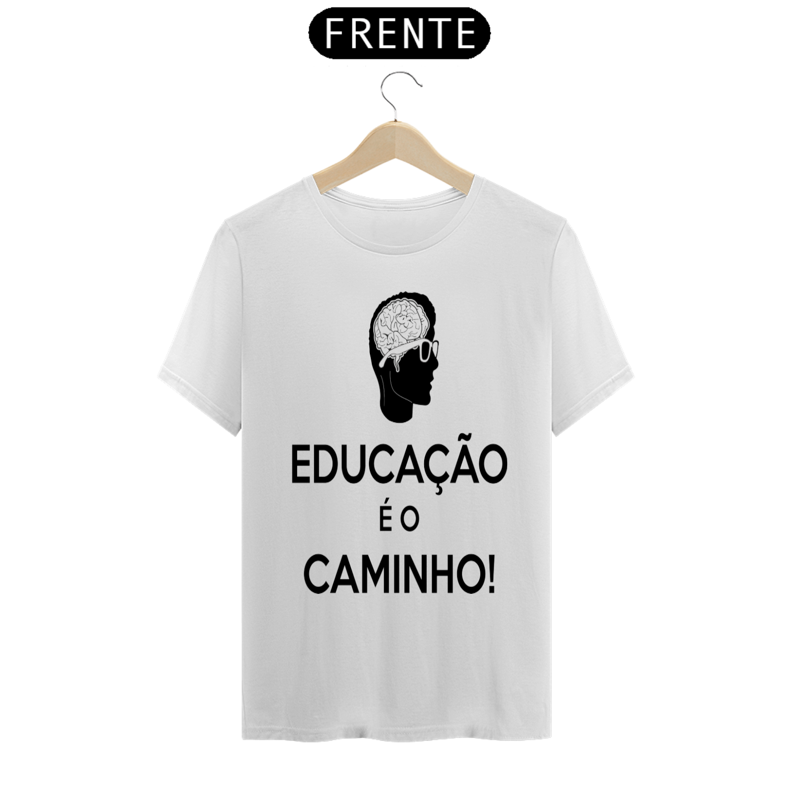Camiseta masculina conhecimento