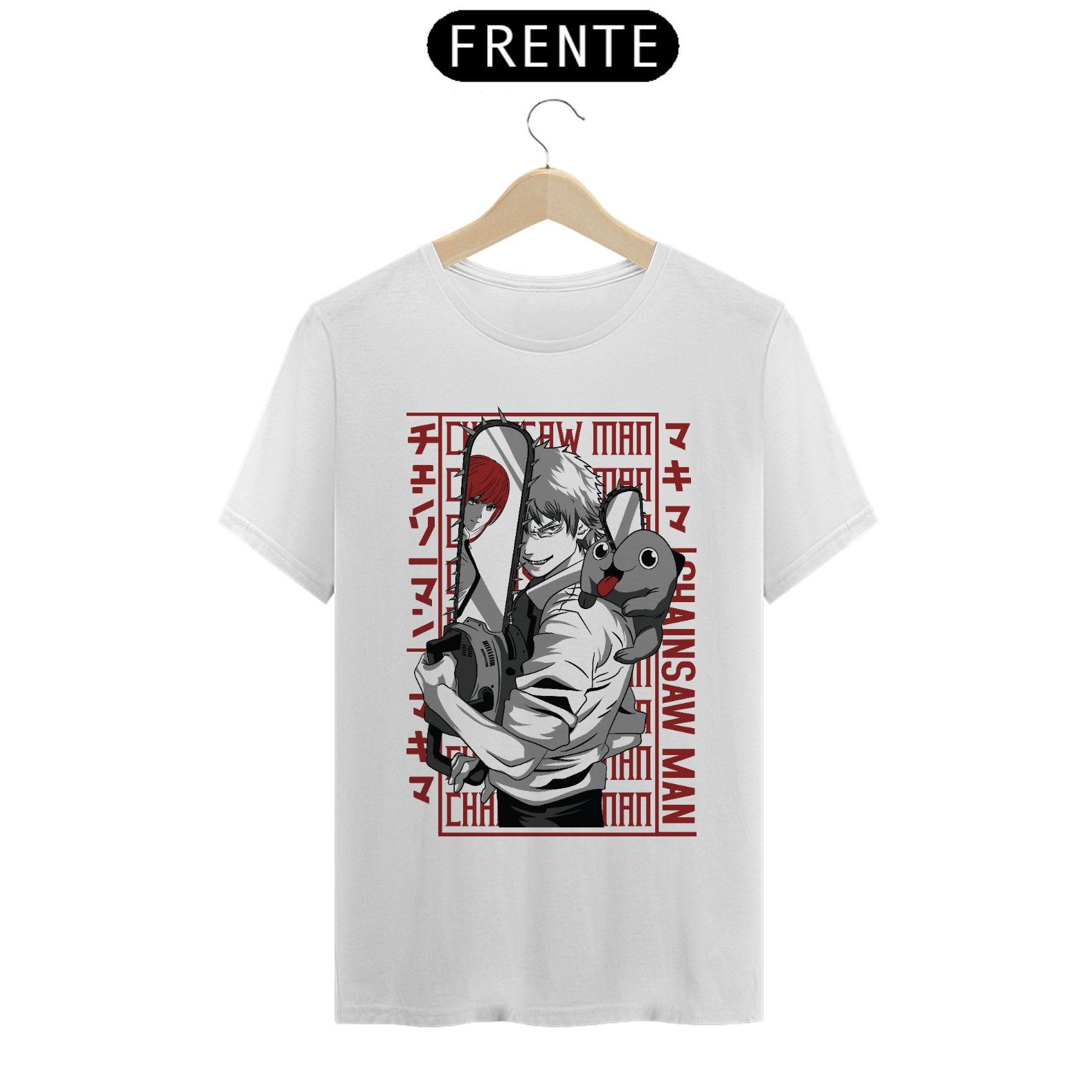 Camiseta masculina Pochita