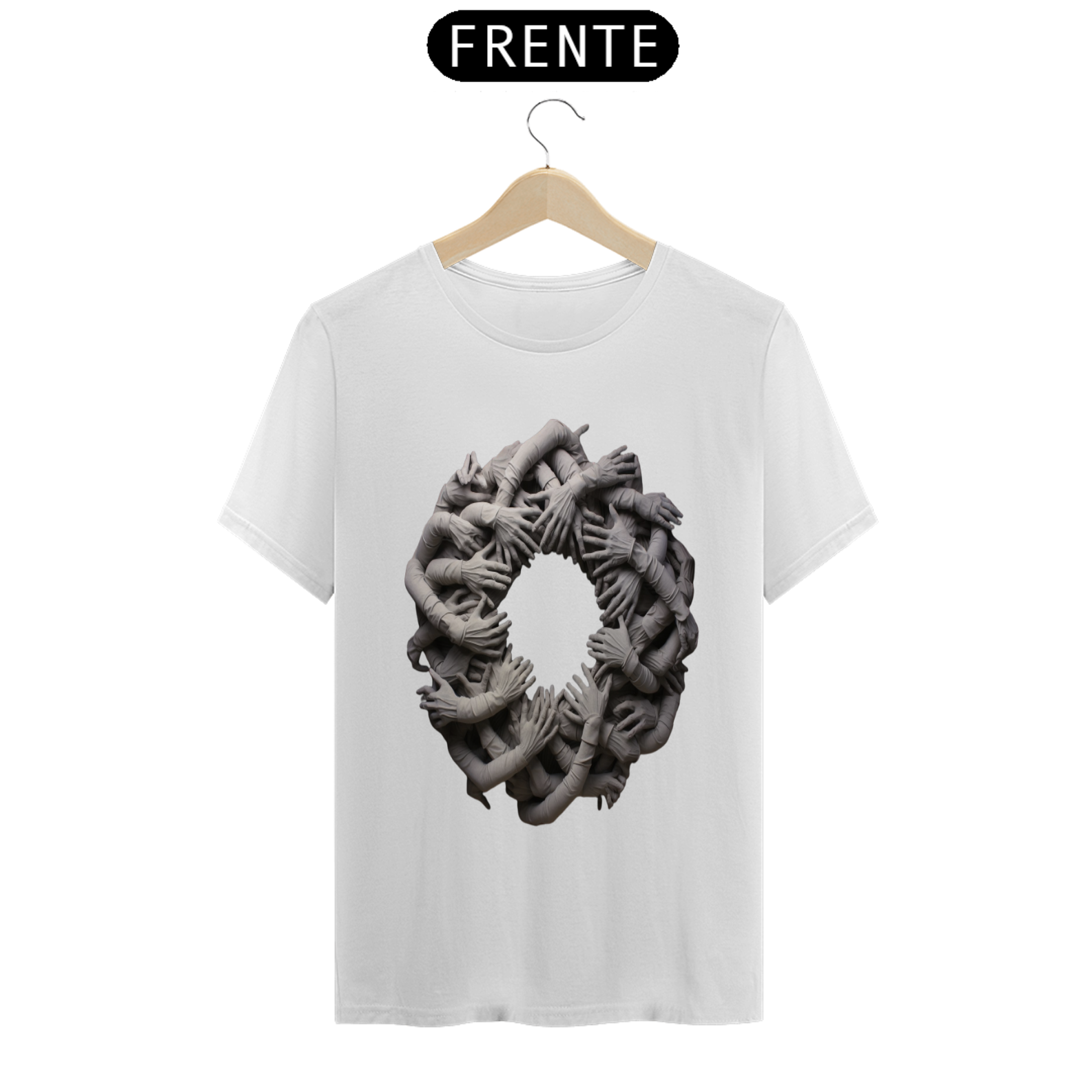 Camiseta mascuclina Hands