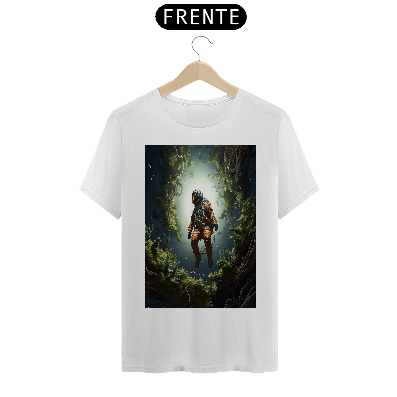 Camiseta masculina Cosmonauta