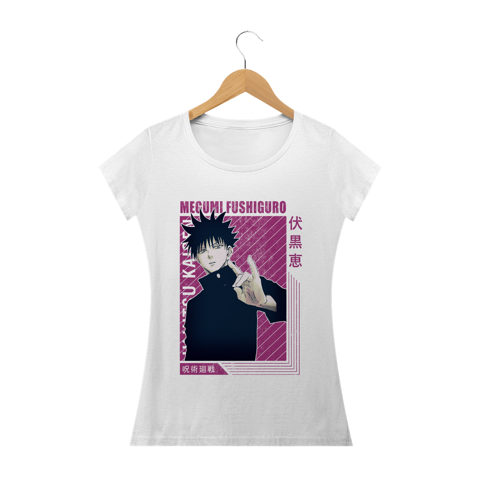 Camiseta feminina Long Baby Megumi